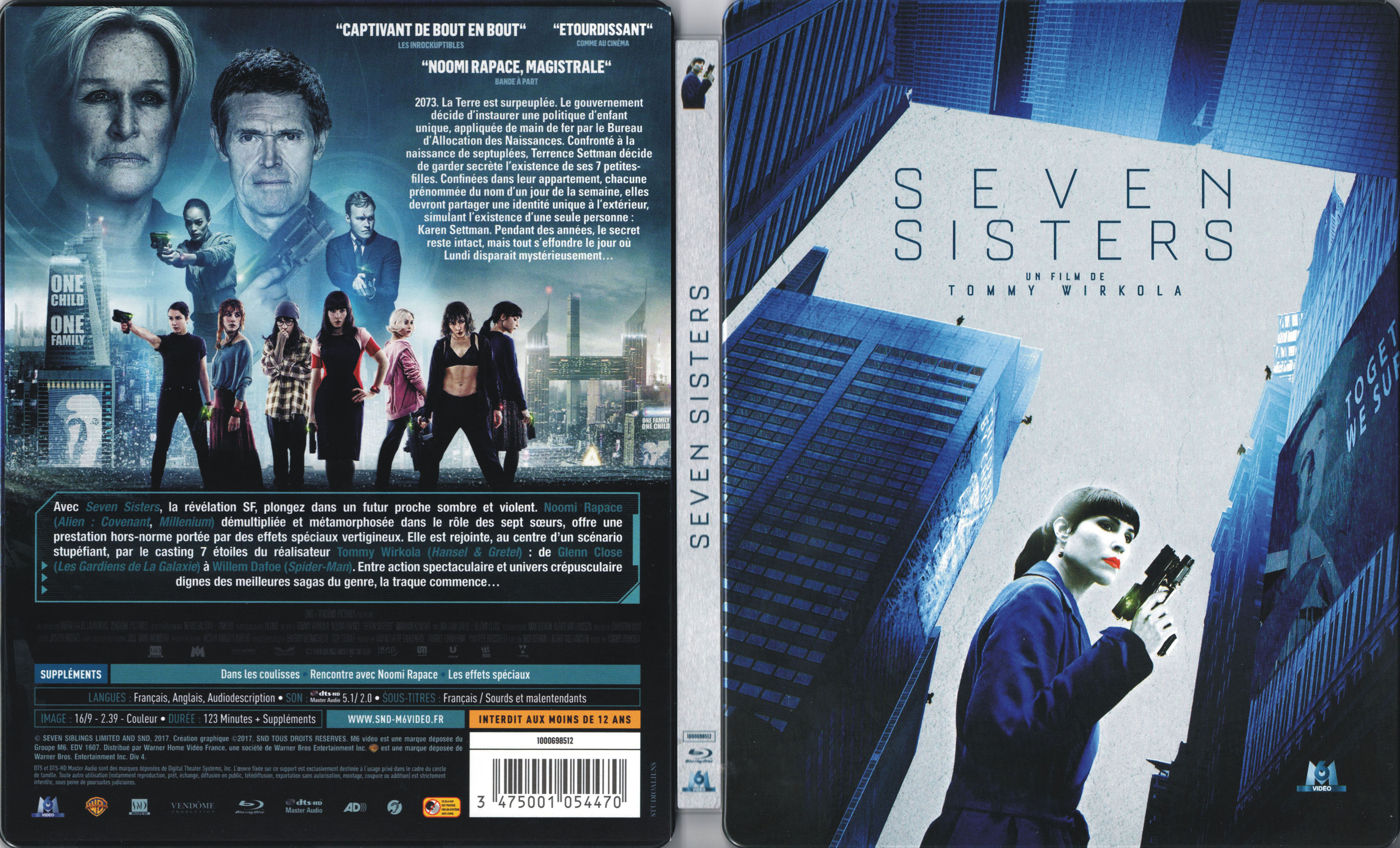 Jaquette DVD Seven Sisters (BLU-RAY)
