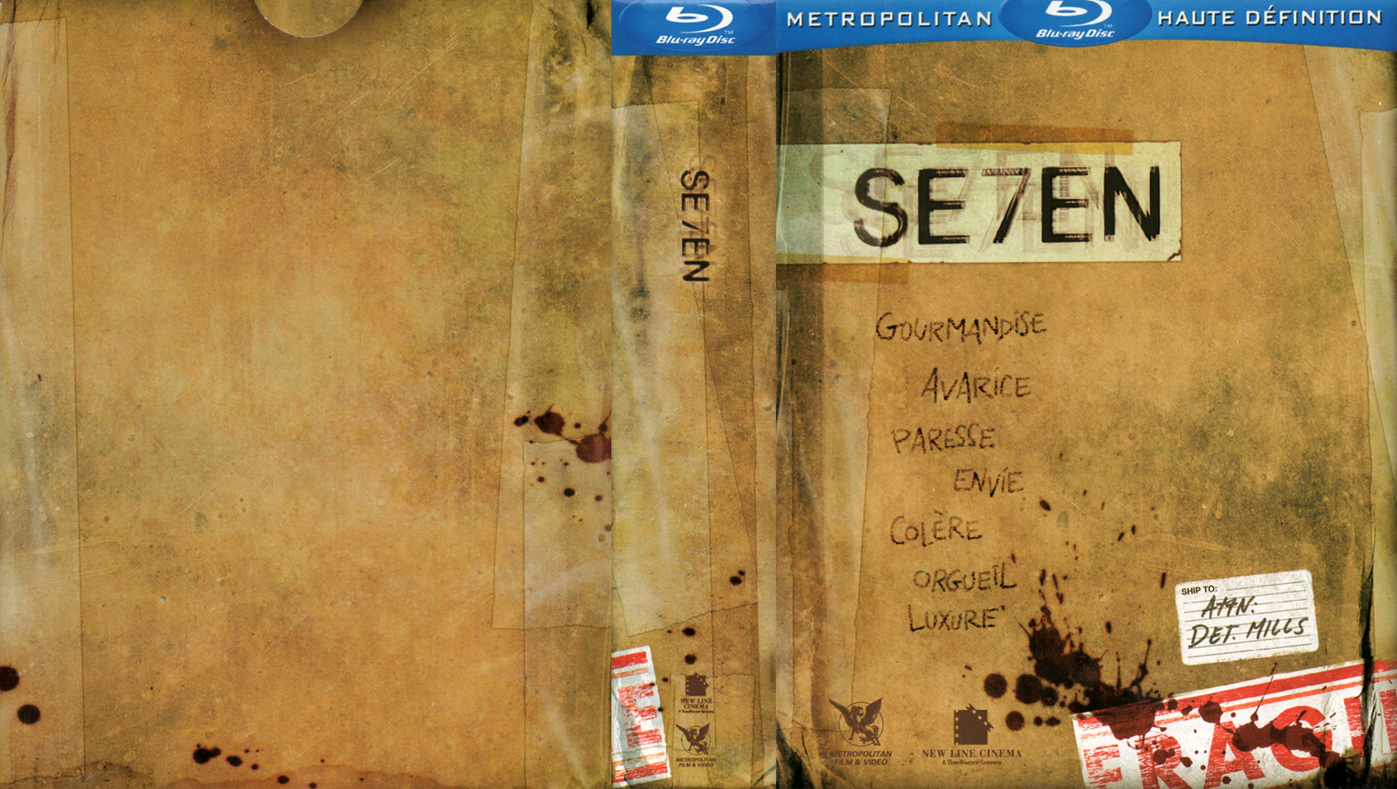 Jaquette DVD Seven (BLU-RAY) v2