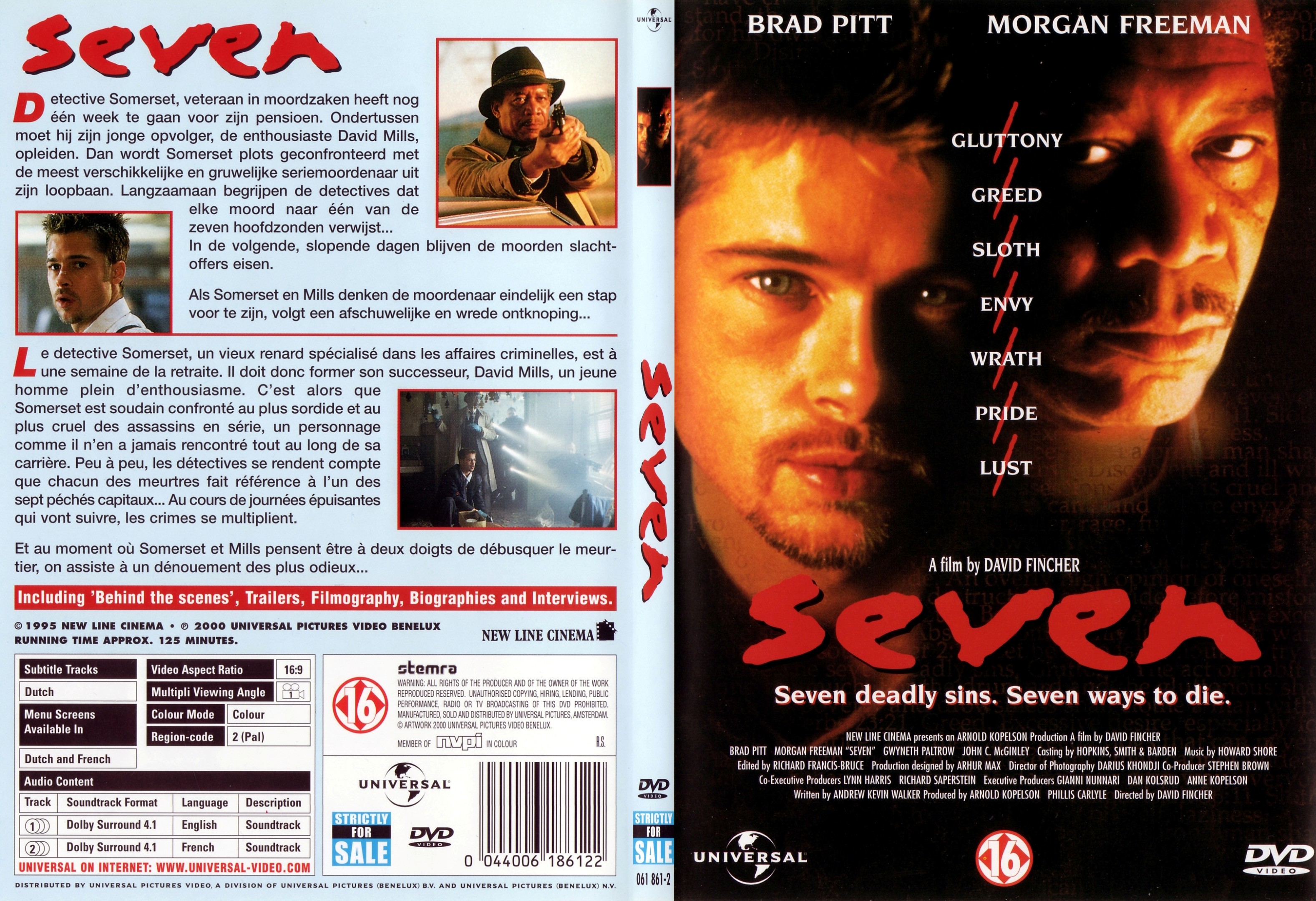 Jaquette DVD Seven - SLIM