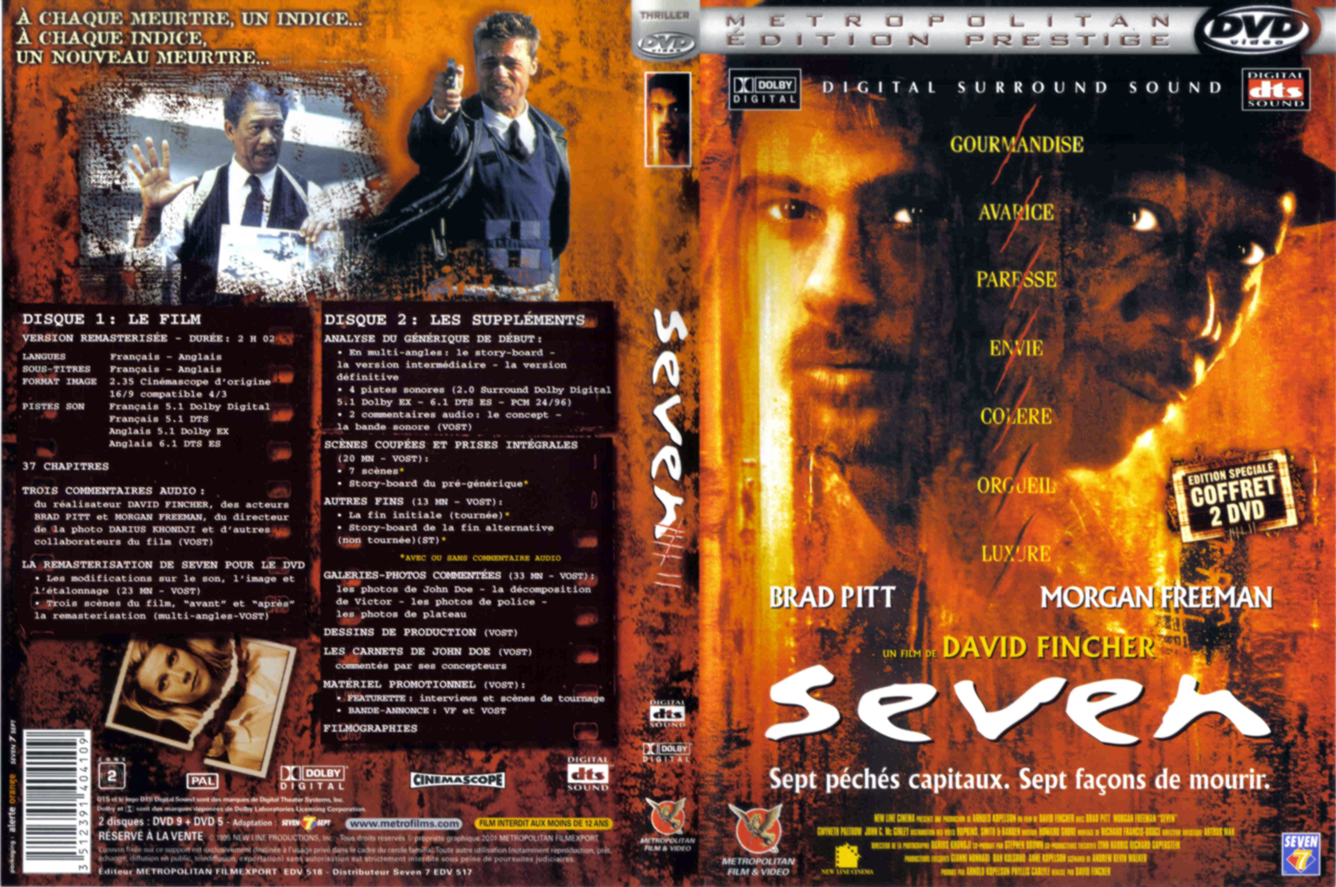 Jaquette DVD Seven v3