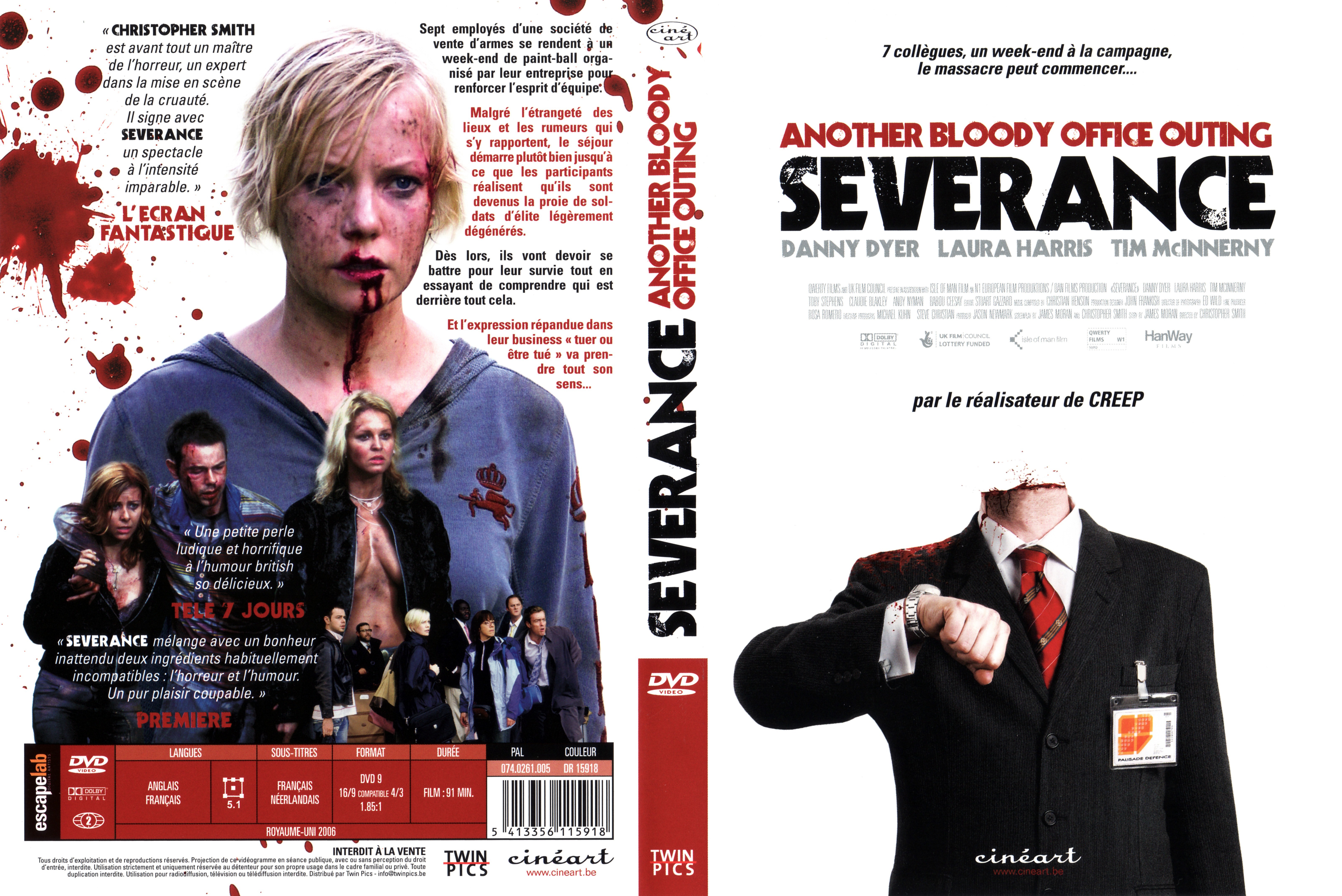Jaquette DVD Severance
