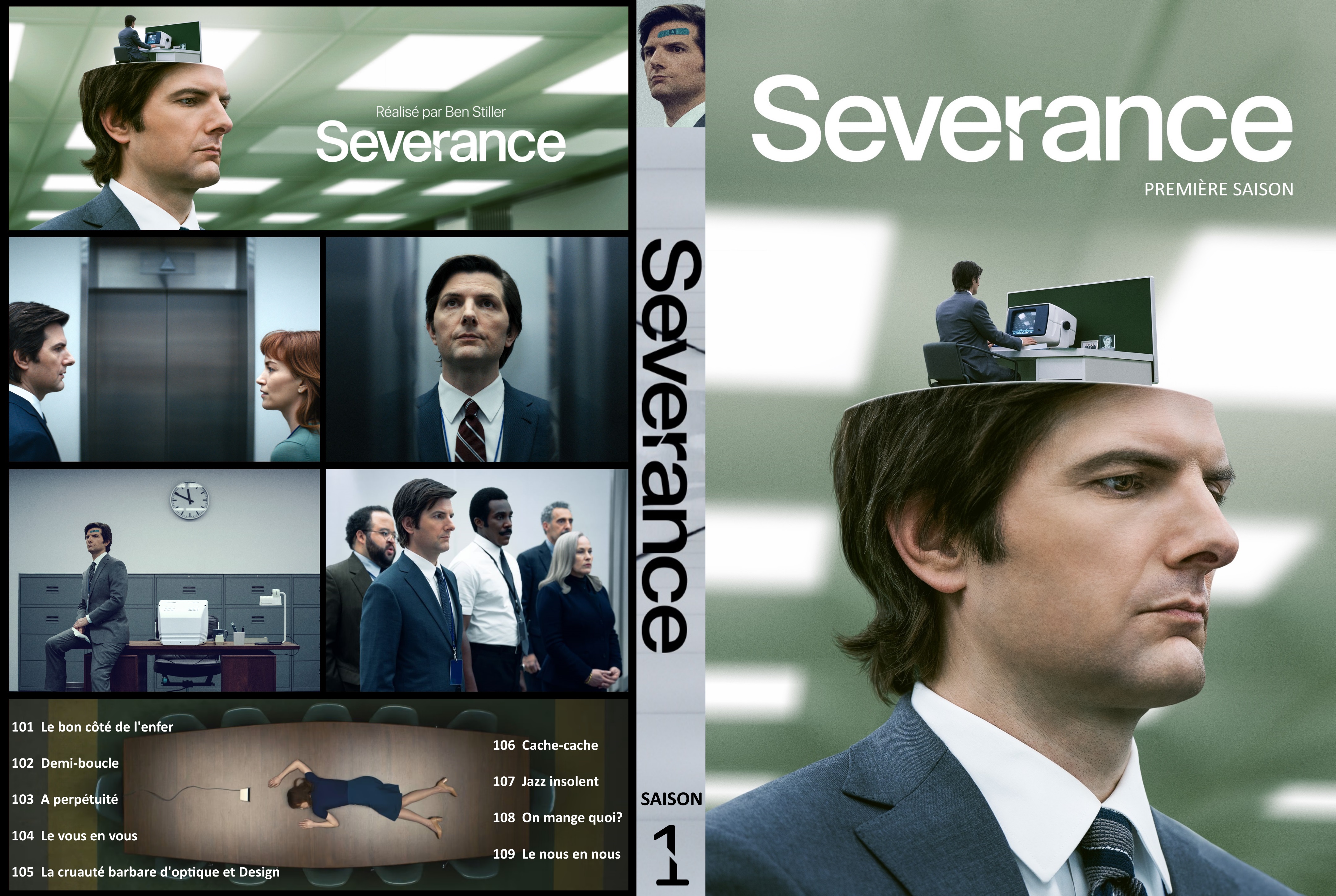 Jaquette DVD Severance Saison 1 custom