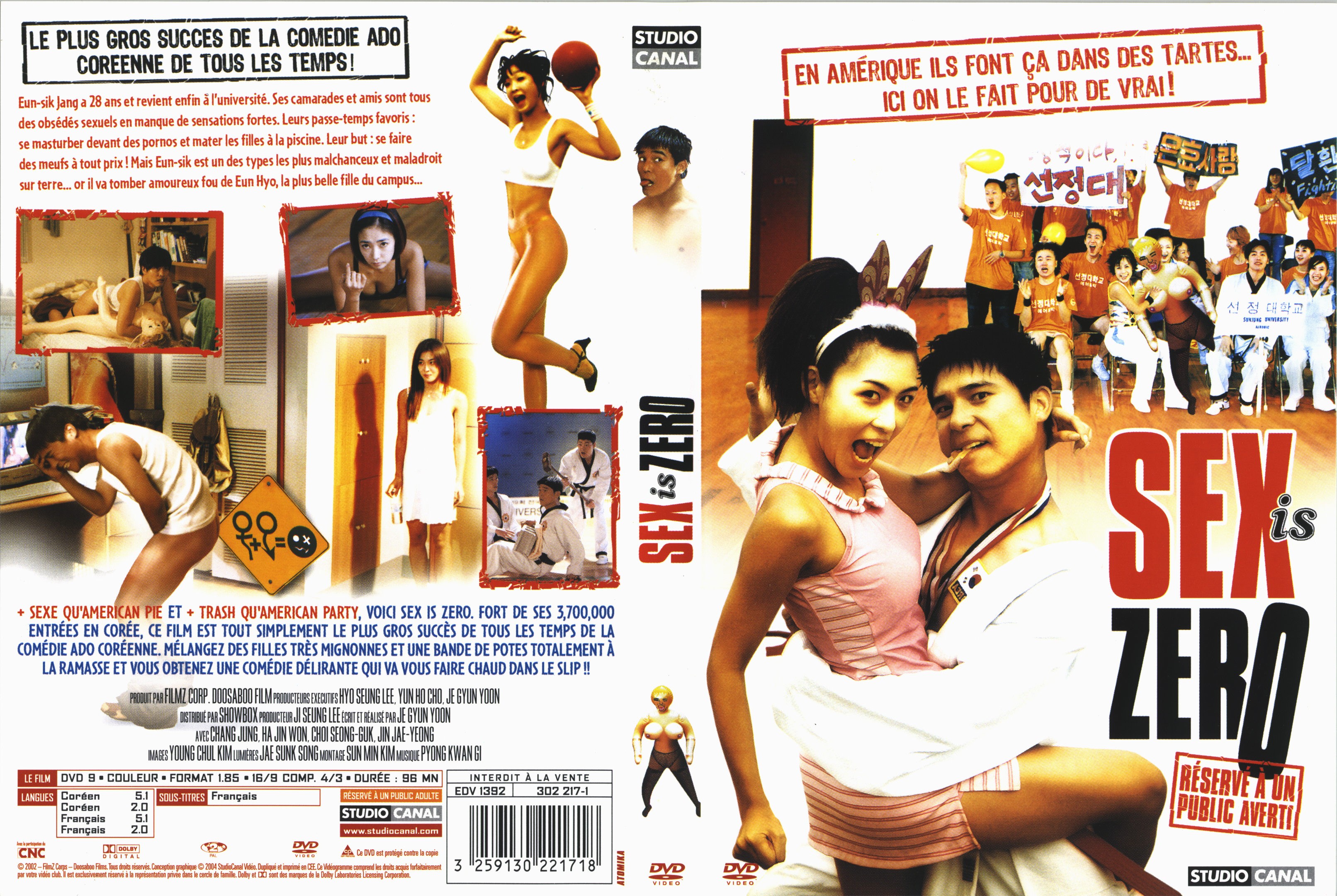 Jaquette DVD Sex is zero