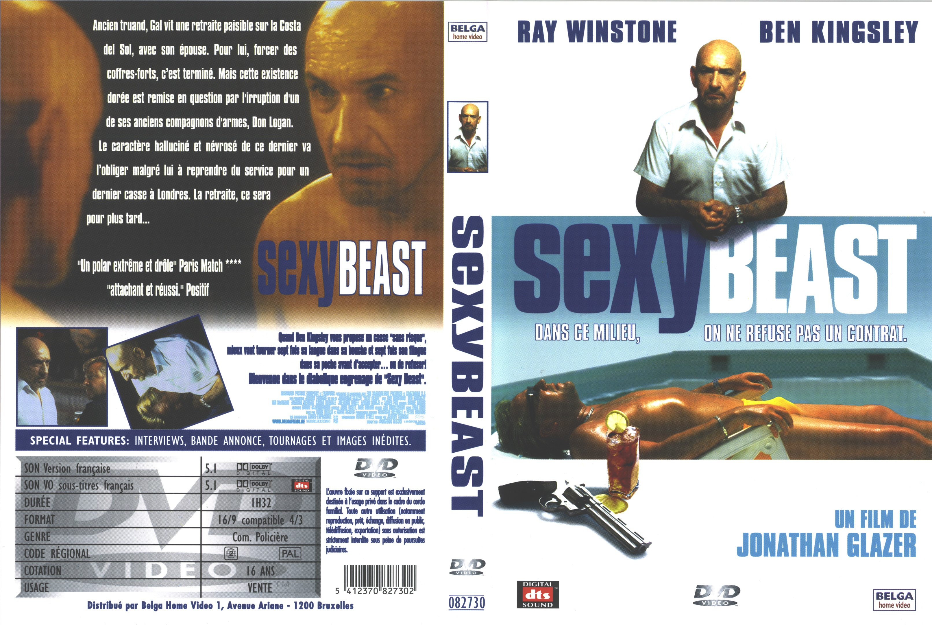 Jaquette DVD Sexy beast