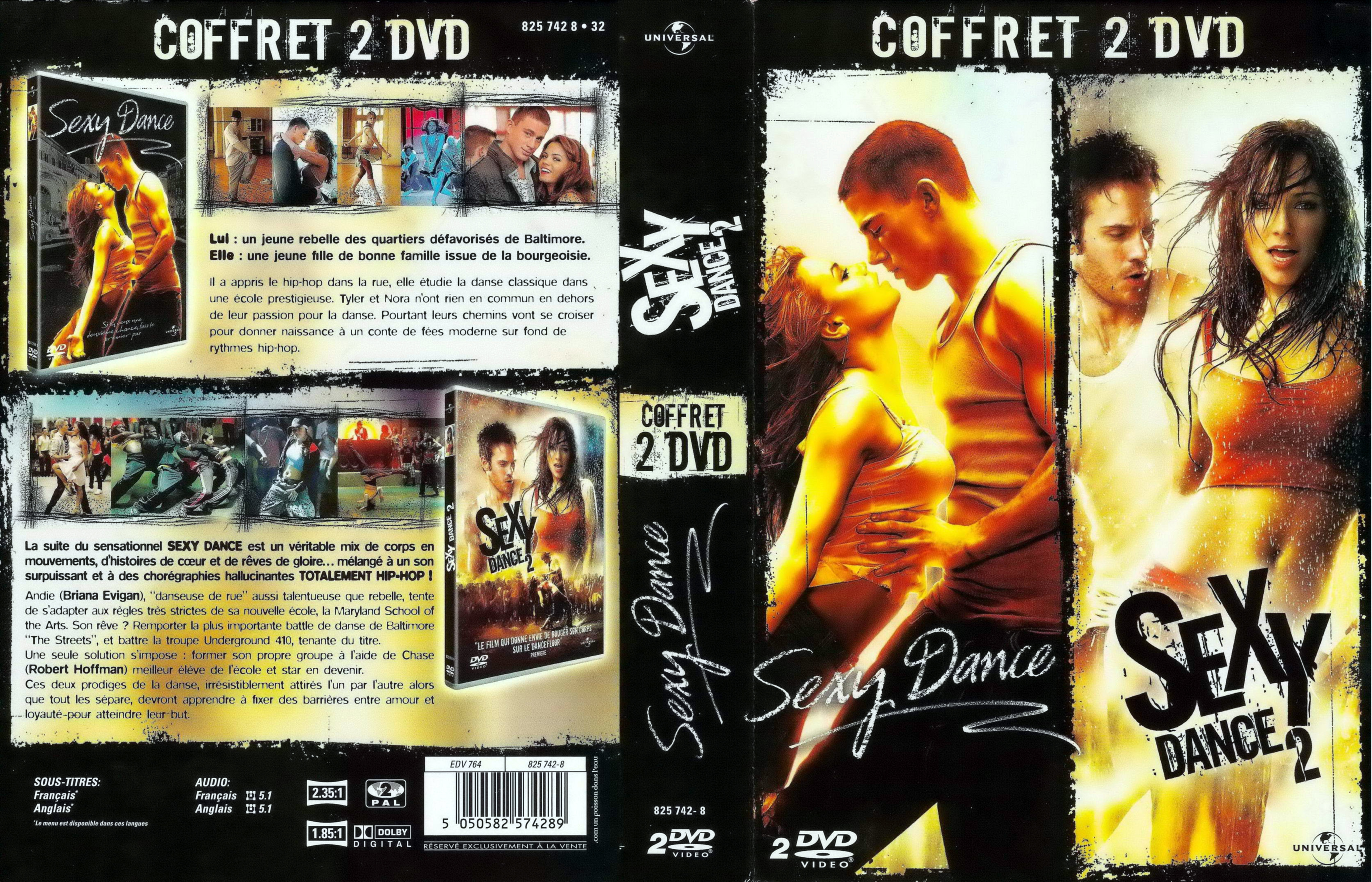 Jaquette DVD Sexy dance 1 ET 2 COFFRET