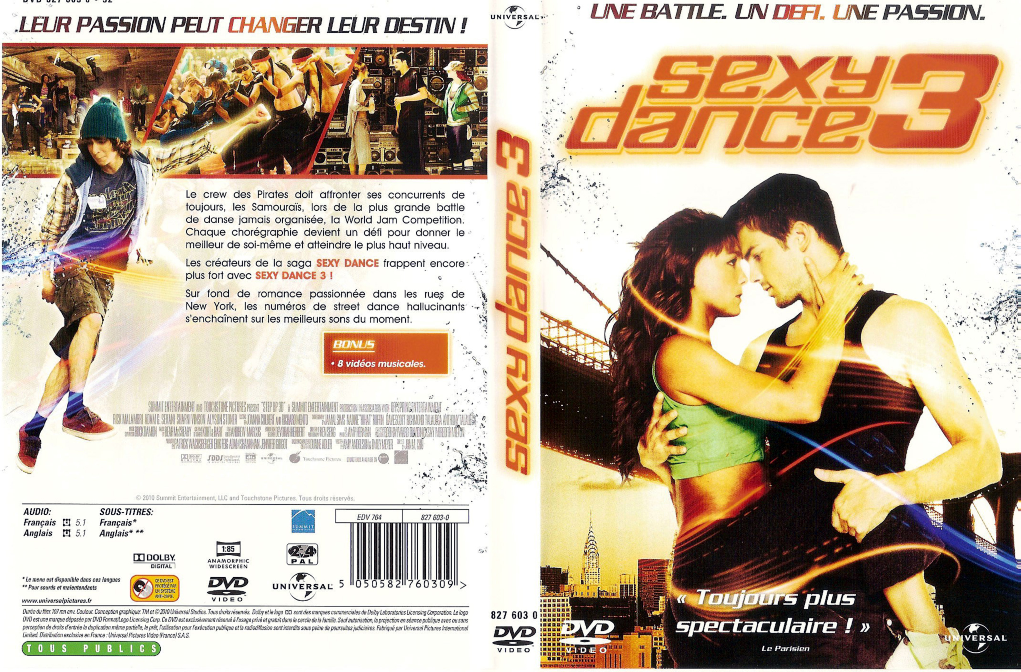 Jaquette DVD Sexy dance 3