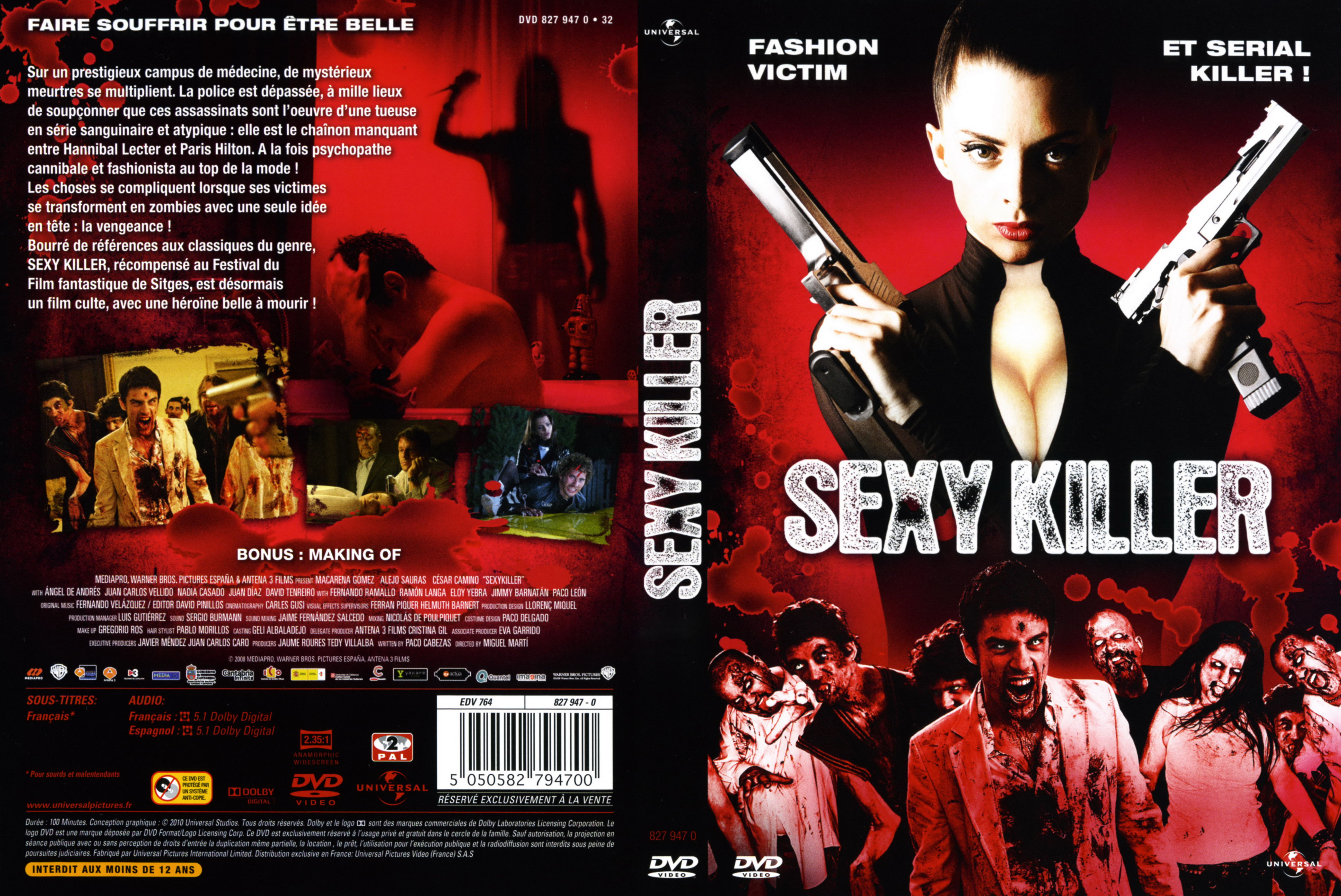 Jaquette DVD Sexy killer