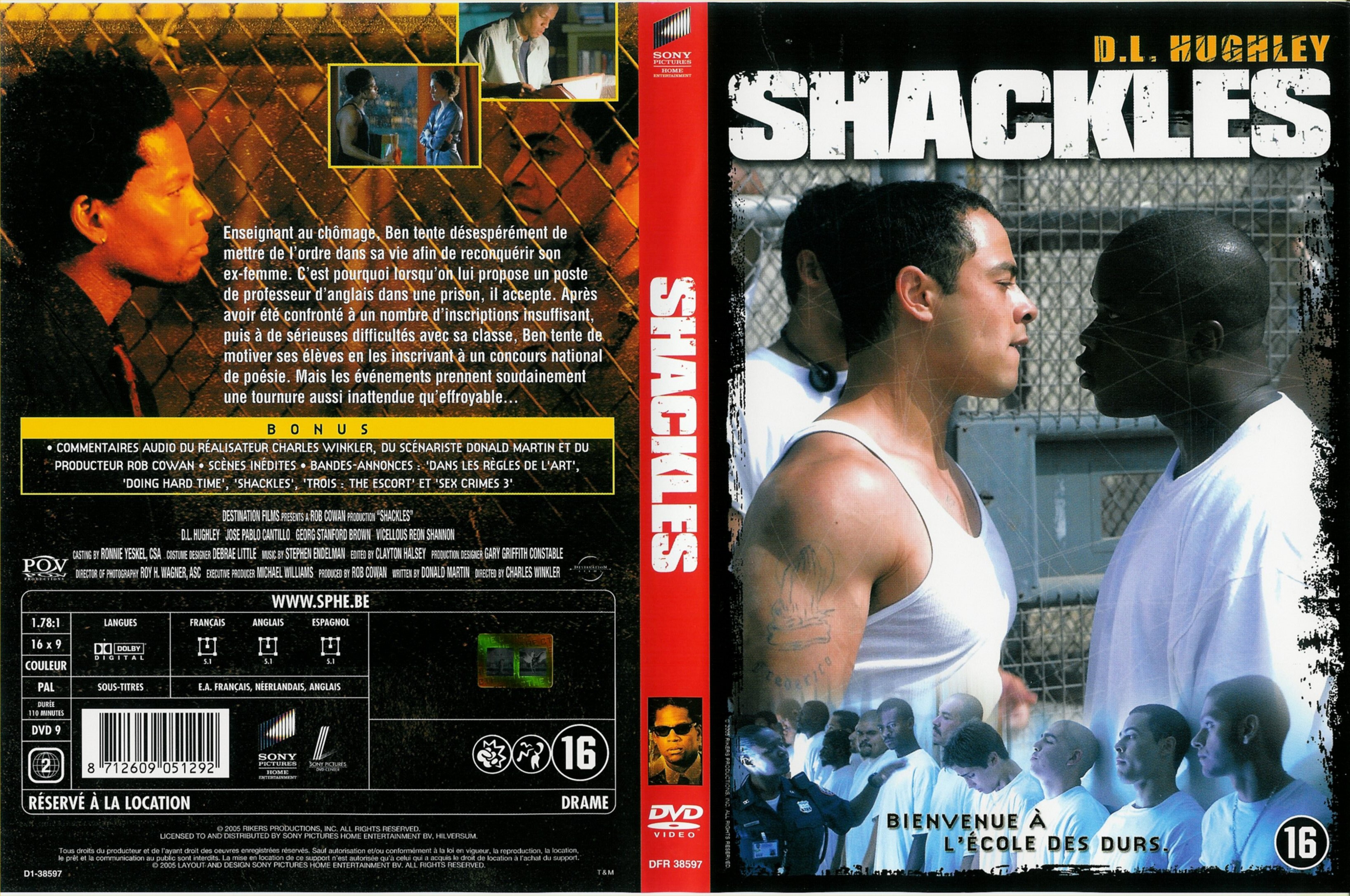 Jaquette DVD Shackles v2