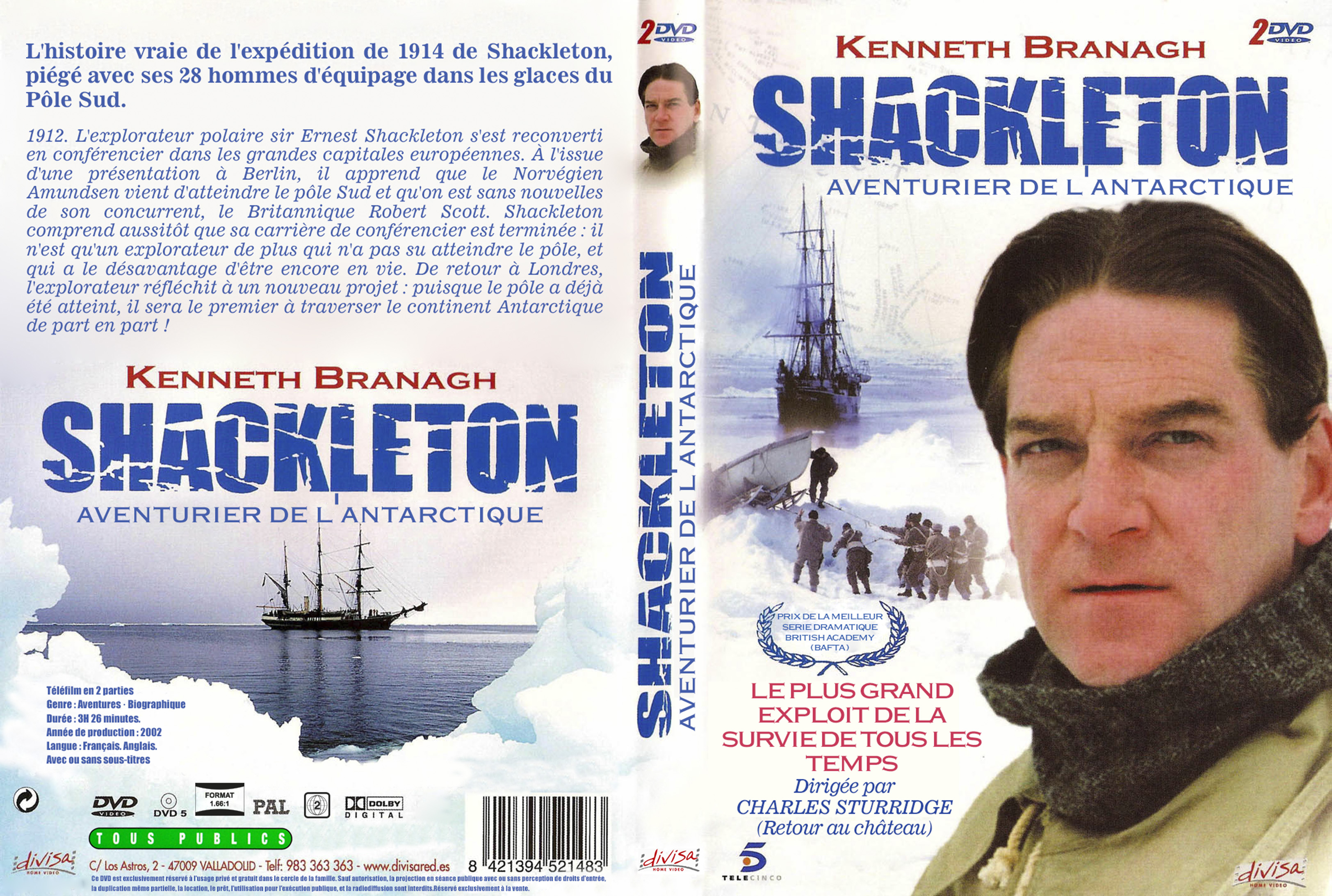 Jaquette DVD Shackleton aventurier de l