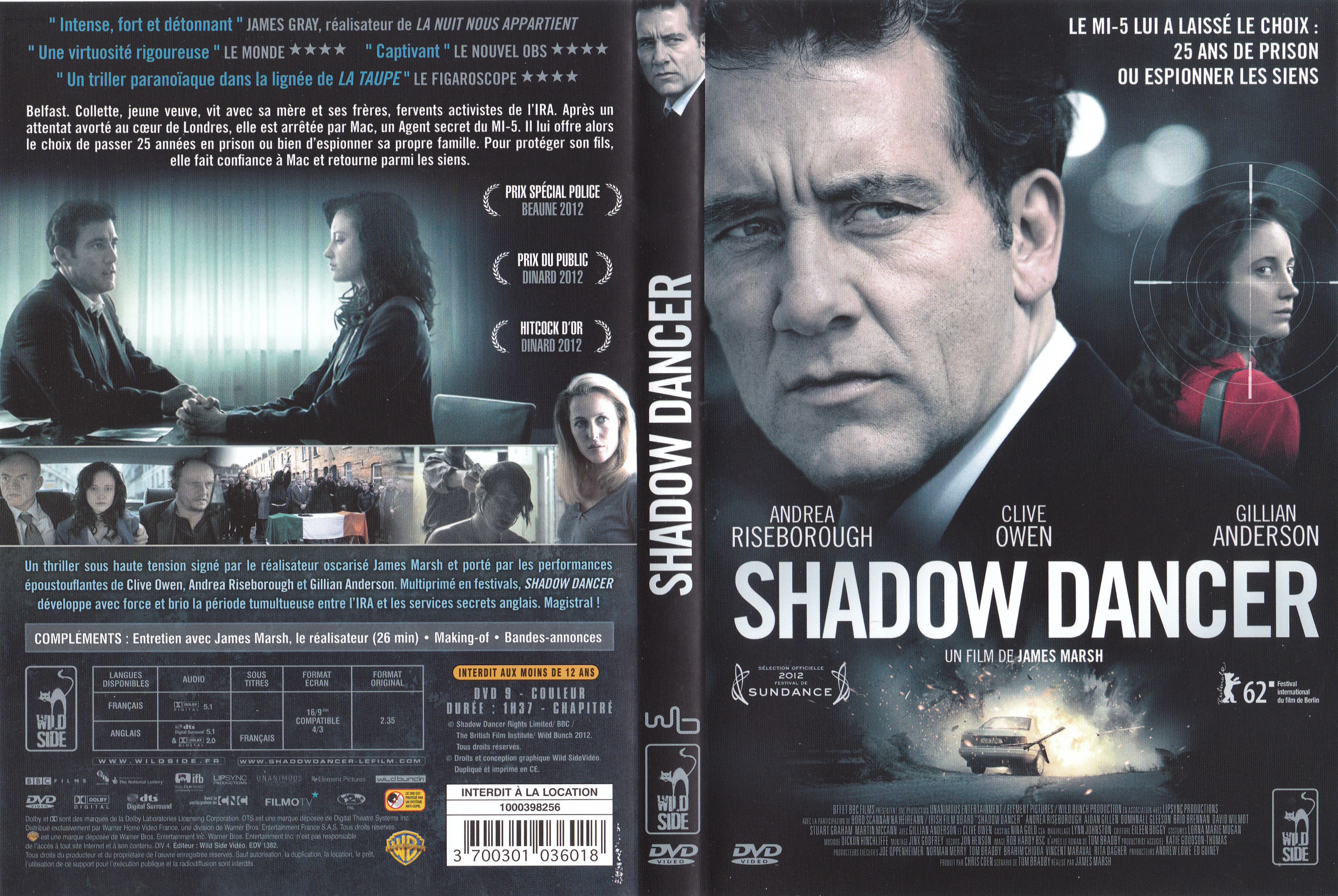 Jaquette DVD Shadow dancer