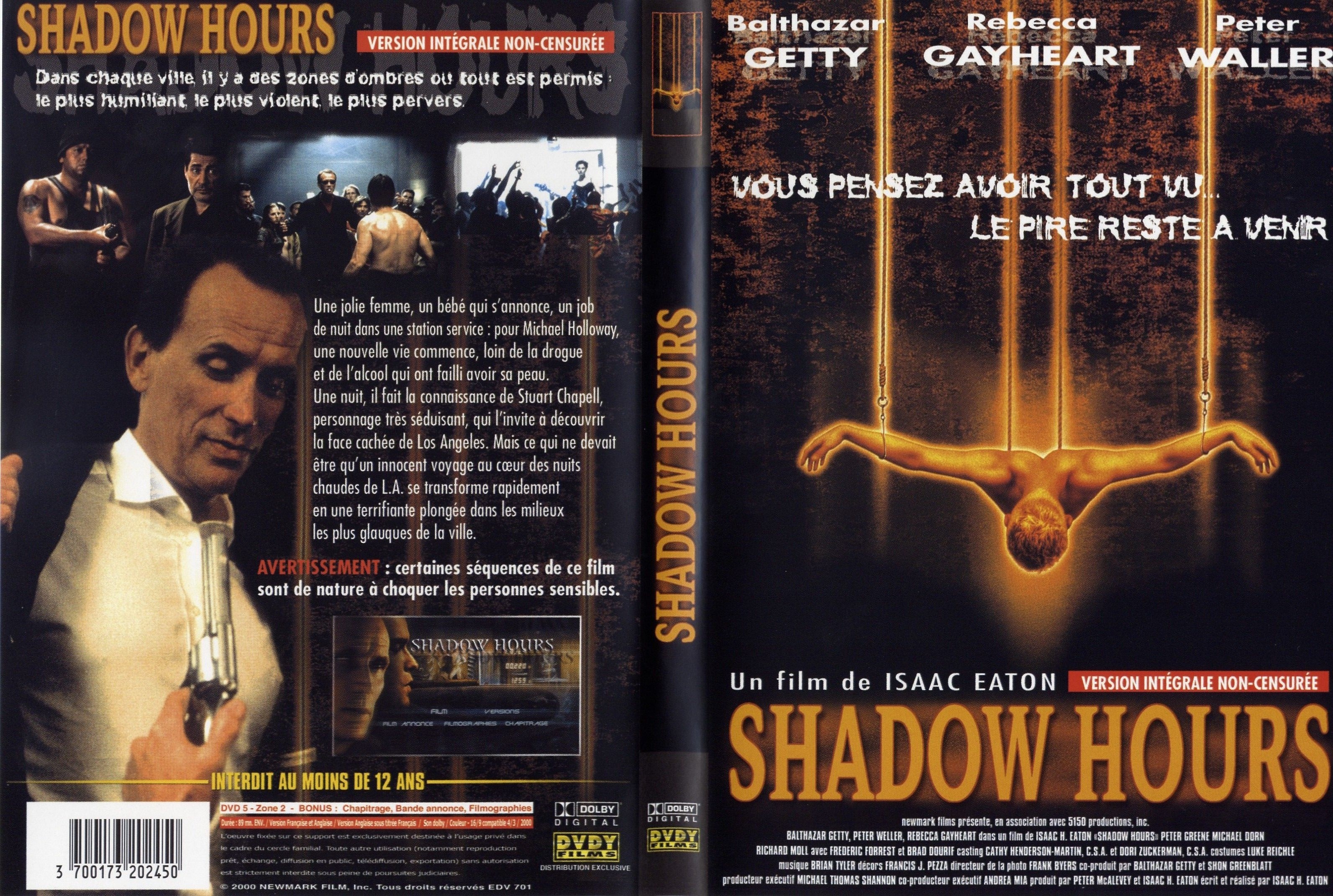 Jaquette DVD Shadow hours