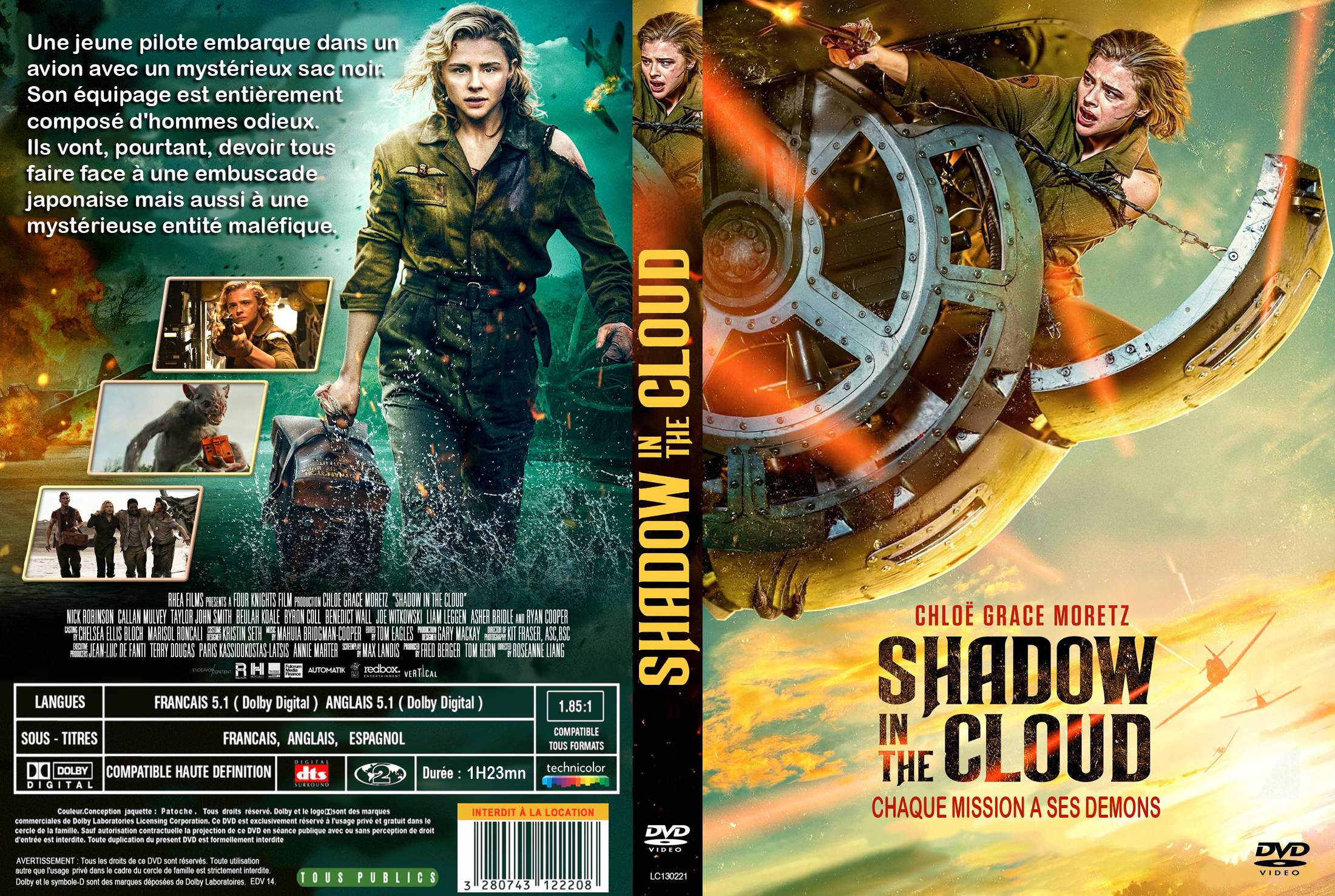 Jaquette DVD Shadow in the Cloud custom