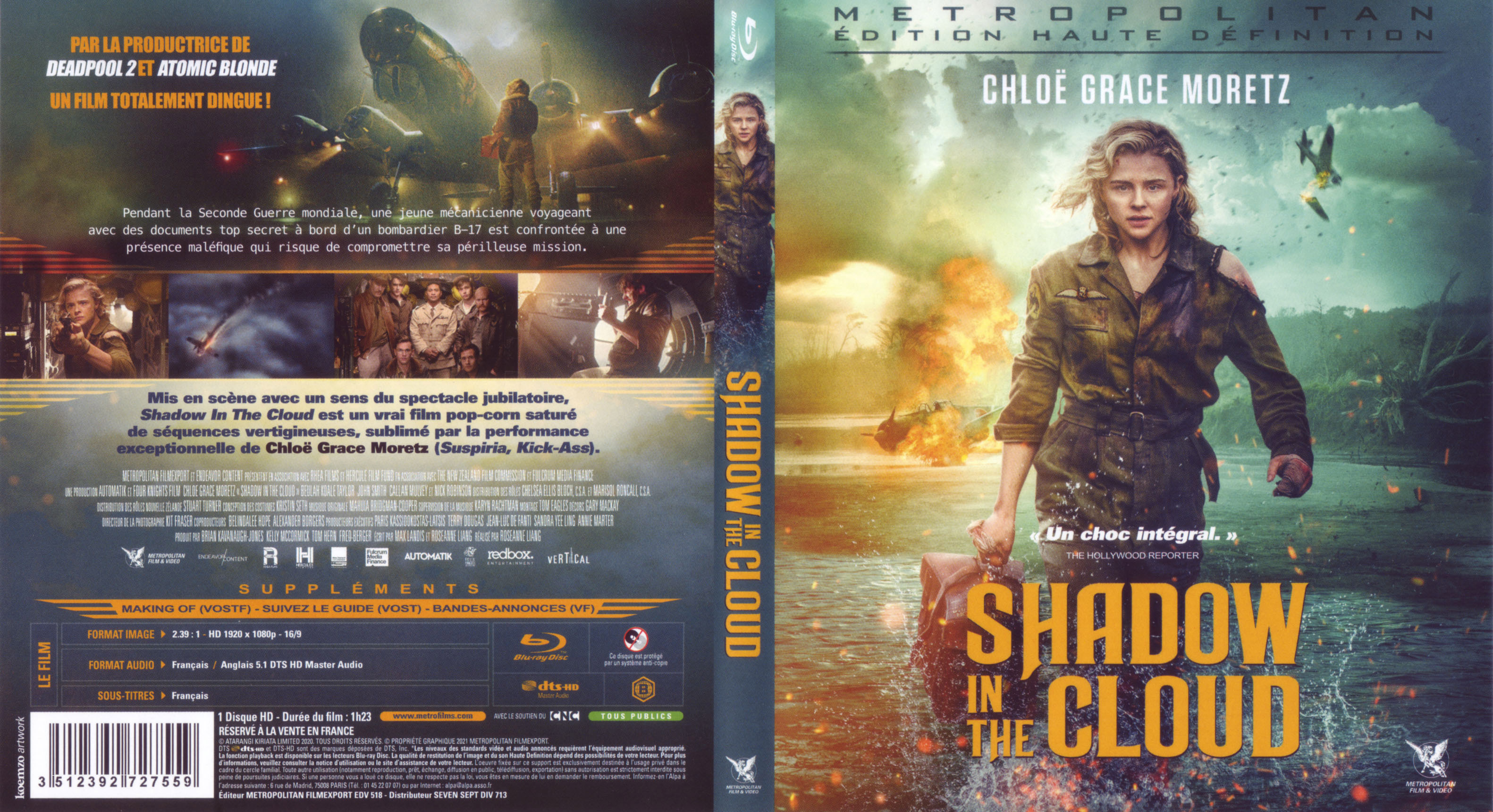 Jaquette DVD Shadow in the cloud (BLU-RAY)
