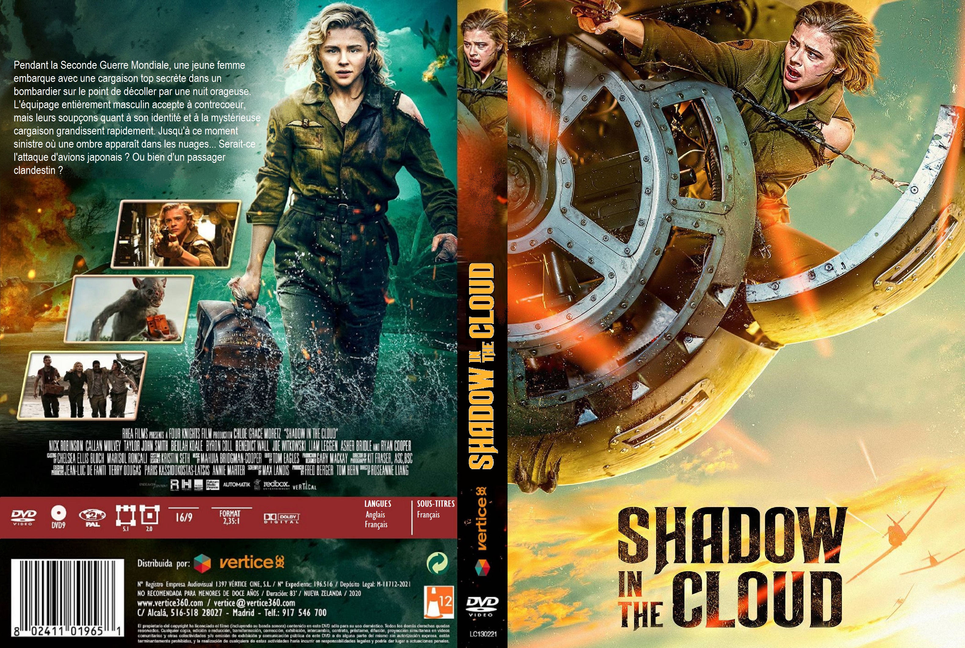 Jaquette DVD Shadow in the cloud custom v2