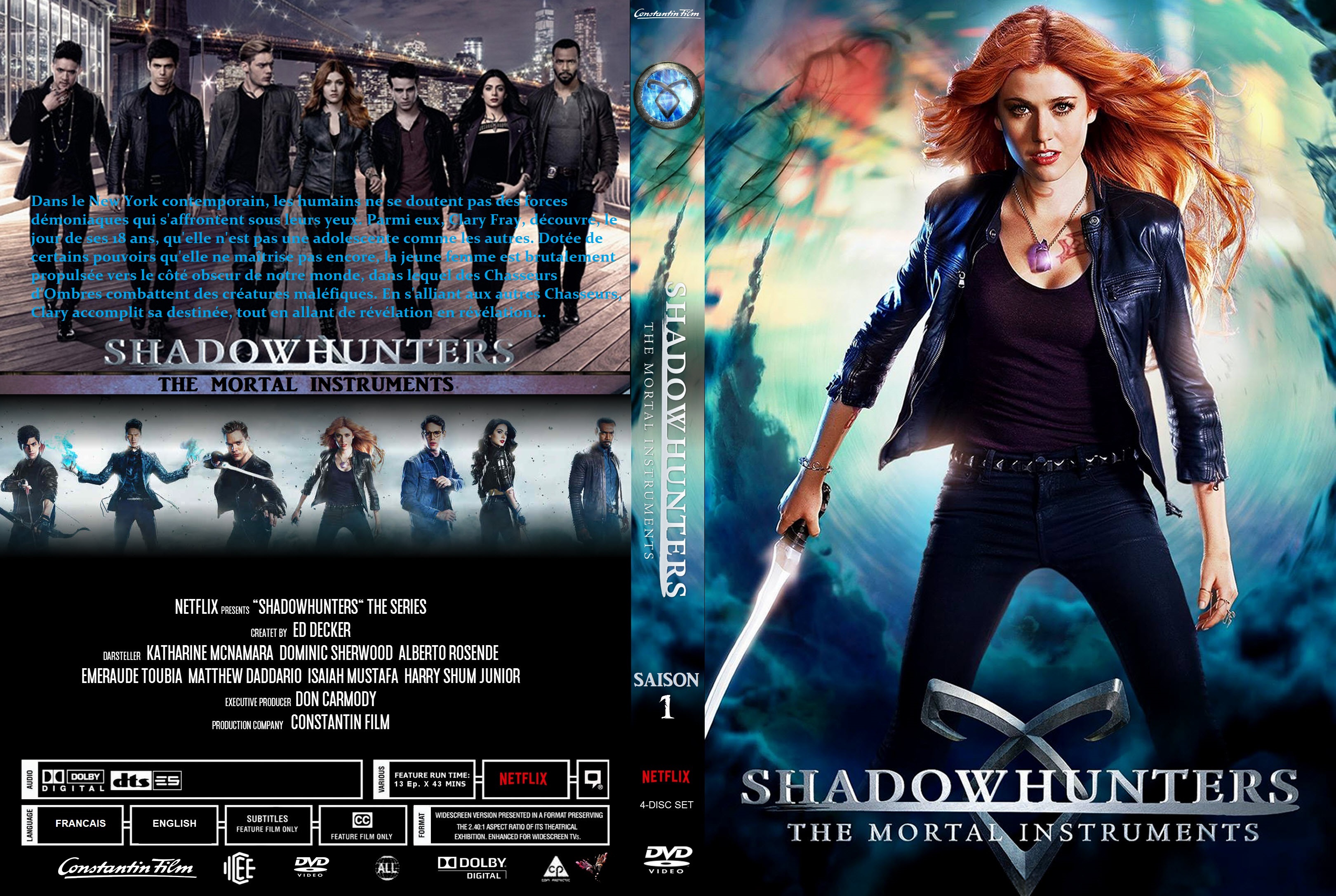 Jaquette DVD Shadowhunters saison 1 custom