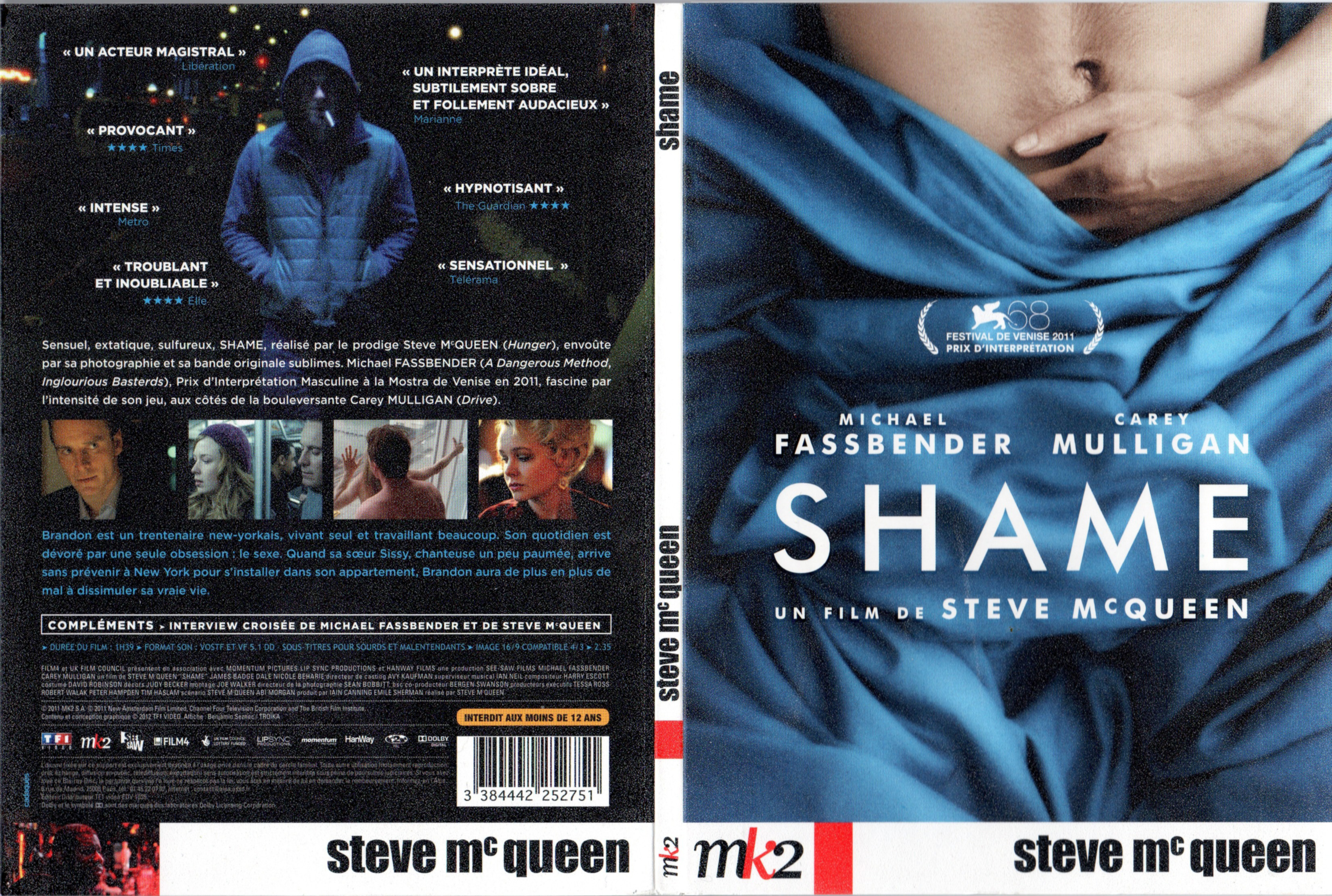 Jaquette DVD Shame