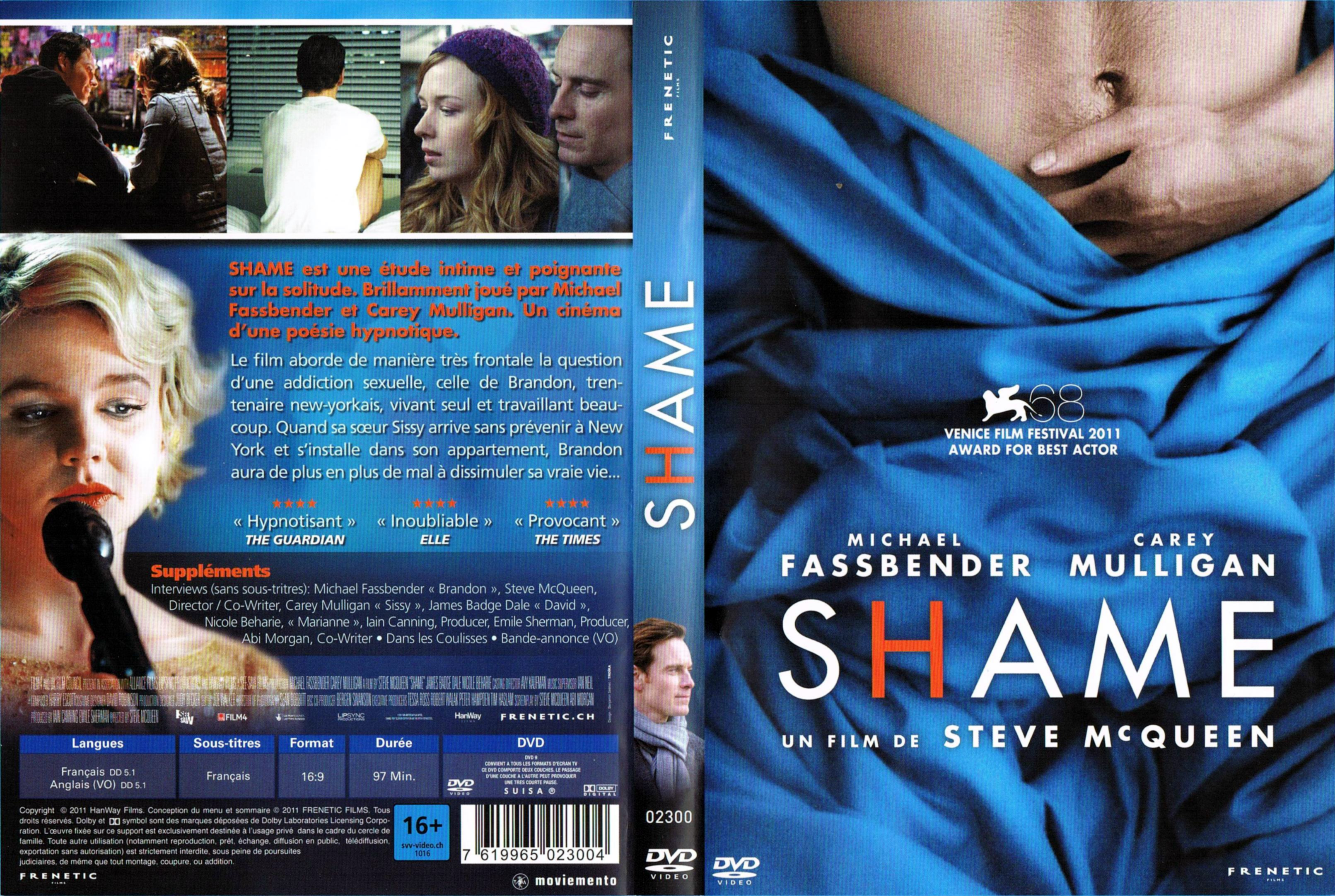 Jaquette DVD Shame v2