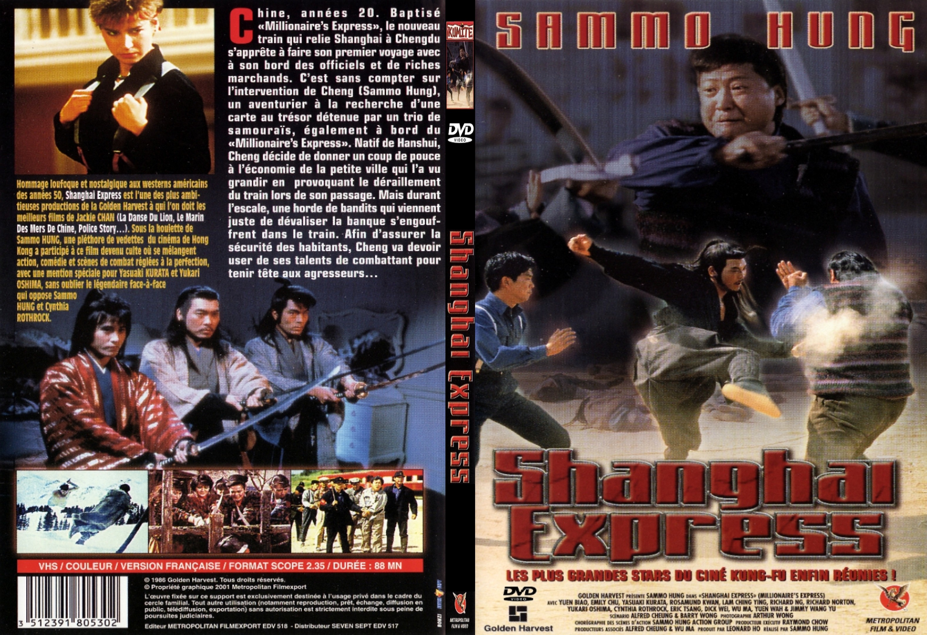 Jaquette DVD Shanghai Express custom - SLIM