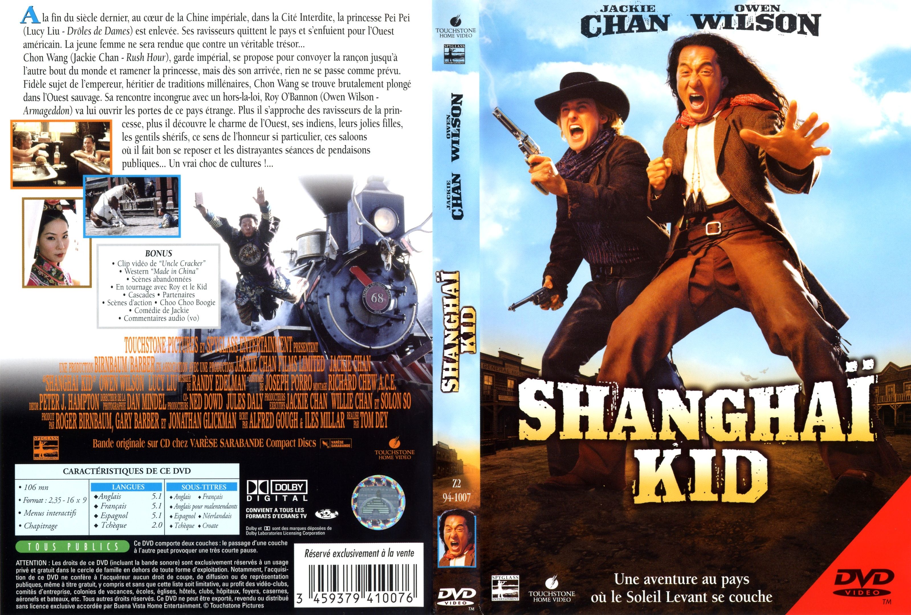 Jaquette DVD Shanghai Kid
