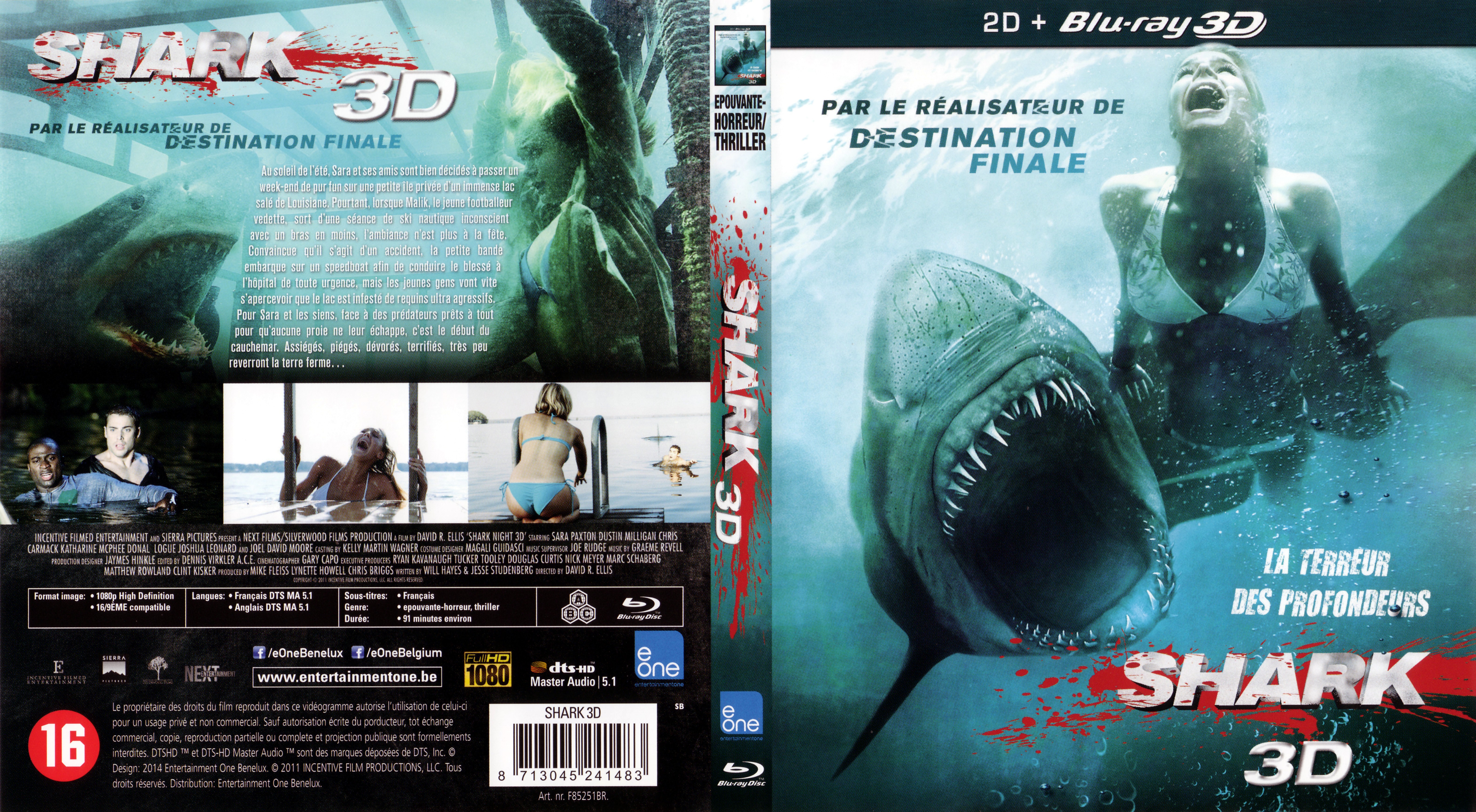 Jaquette DVD Shark 3D (BLU-RAY)
