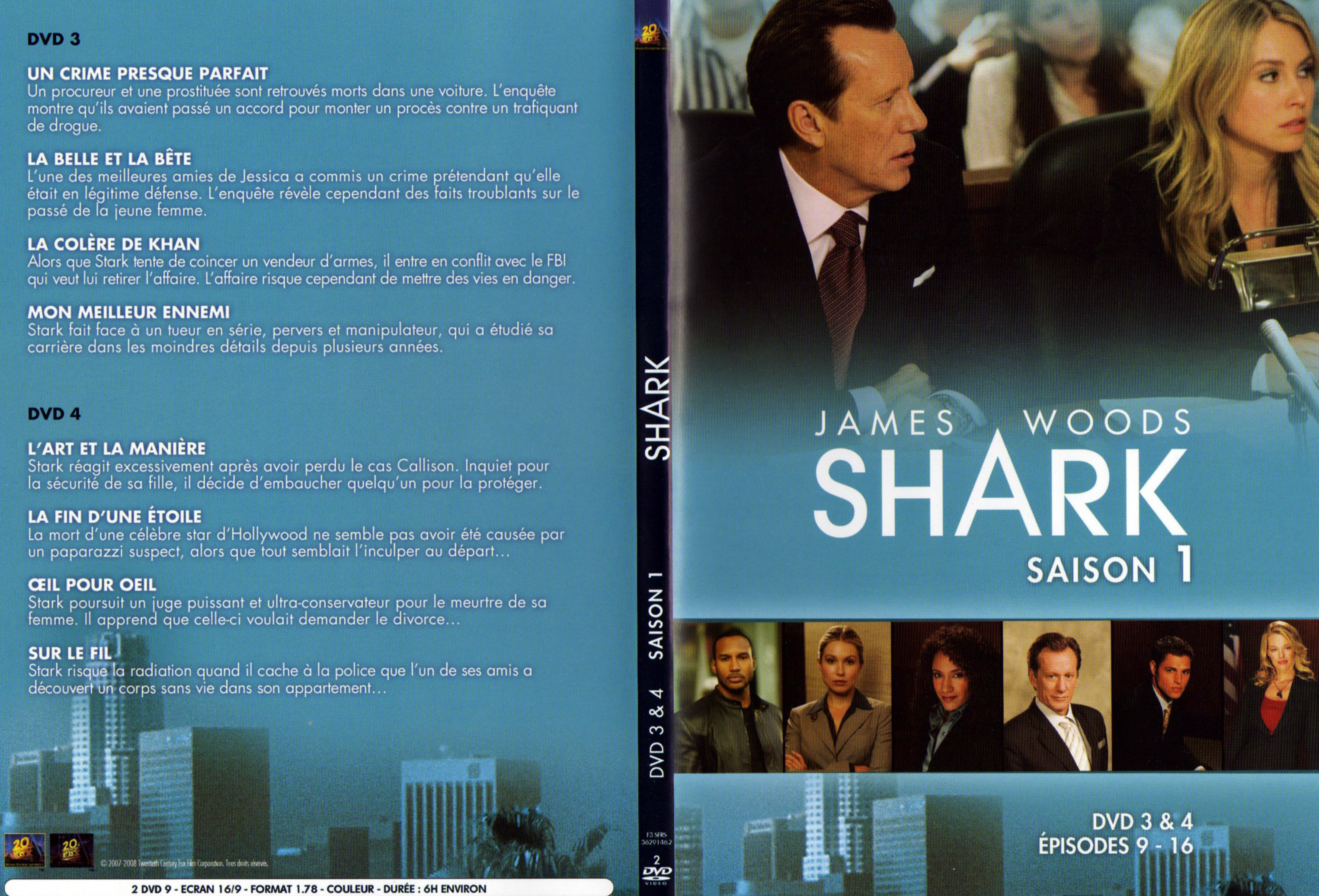 Jaquette DVD Shark Saison 1 DVD 2