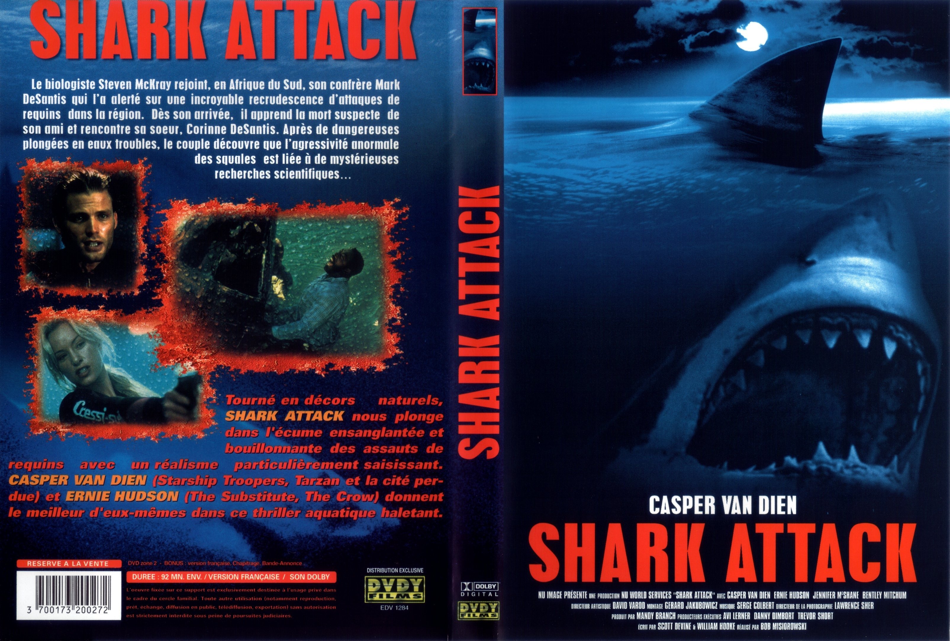 Jaquette DVD Shark attack