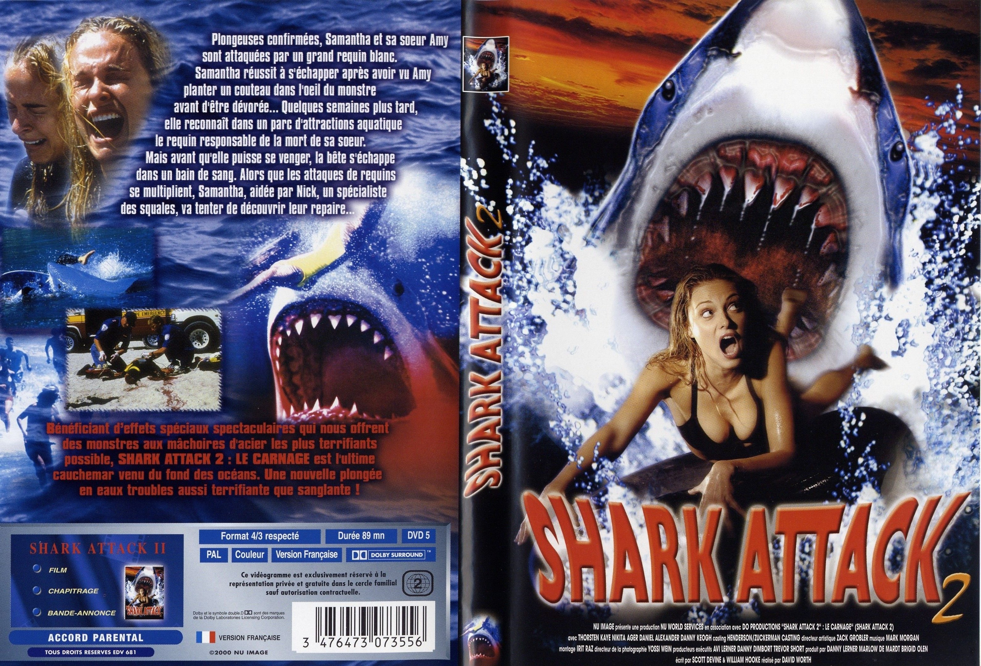 Jaquette DVD Shark attack 2