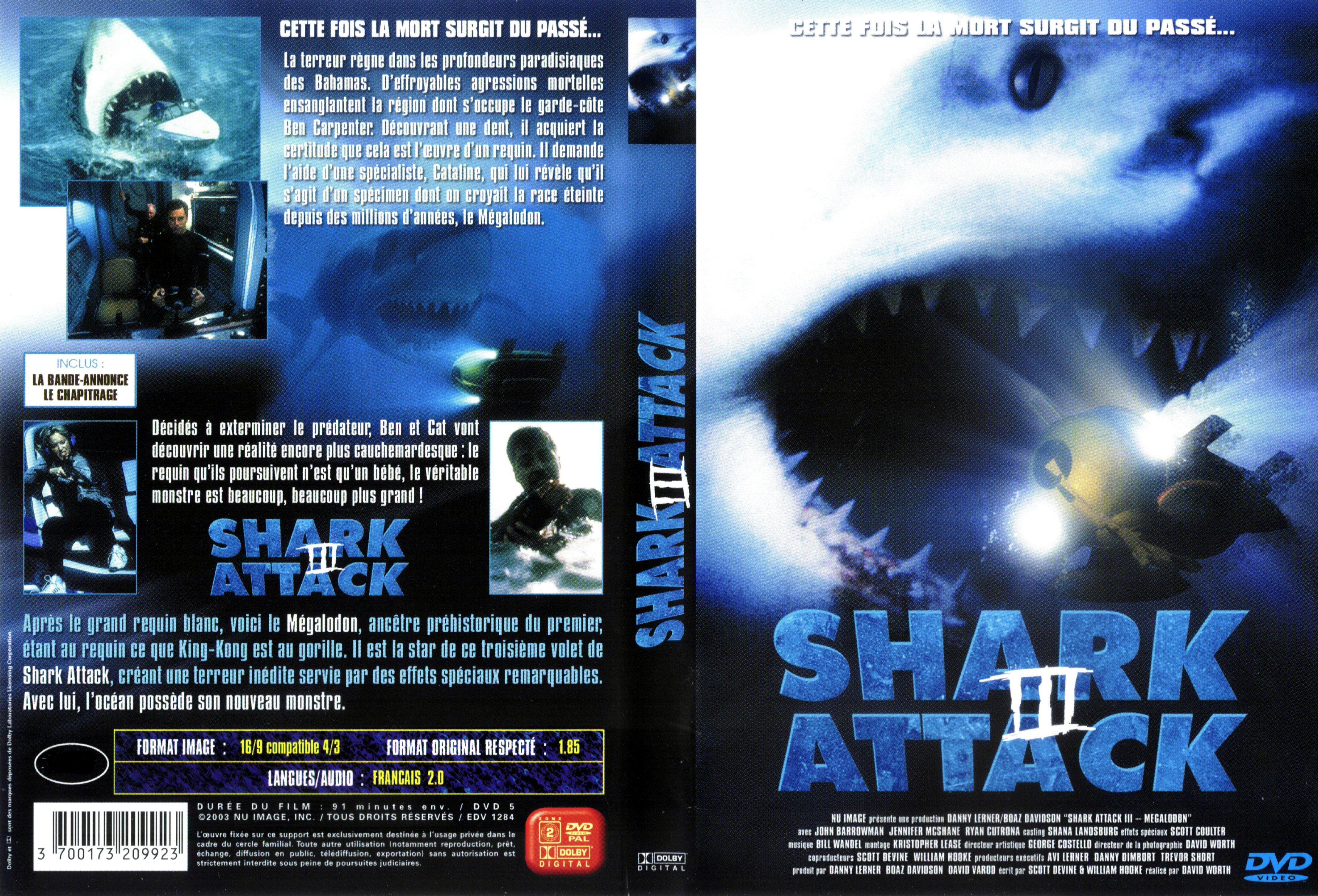 Jaquette DVD Shark attack 3