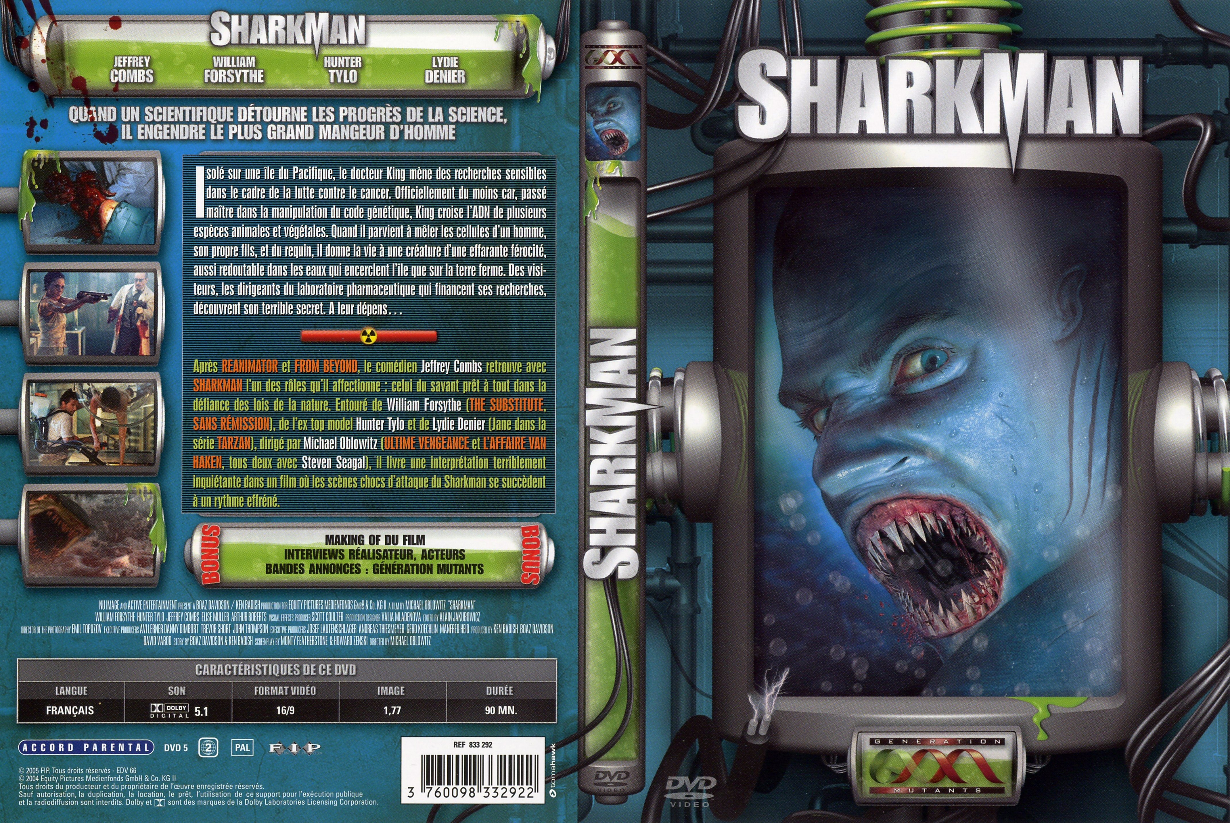 Jaquette DVD Sharkman