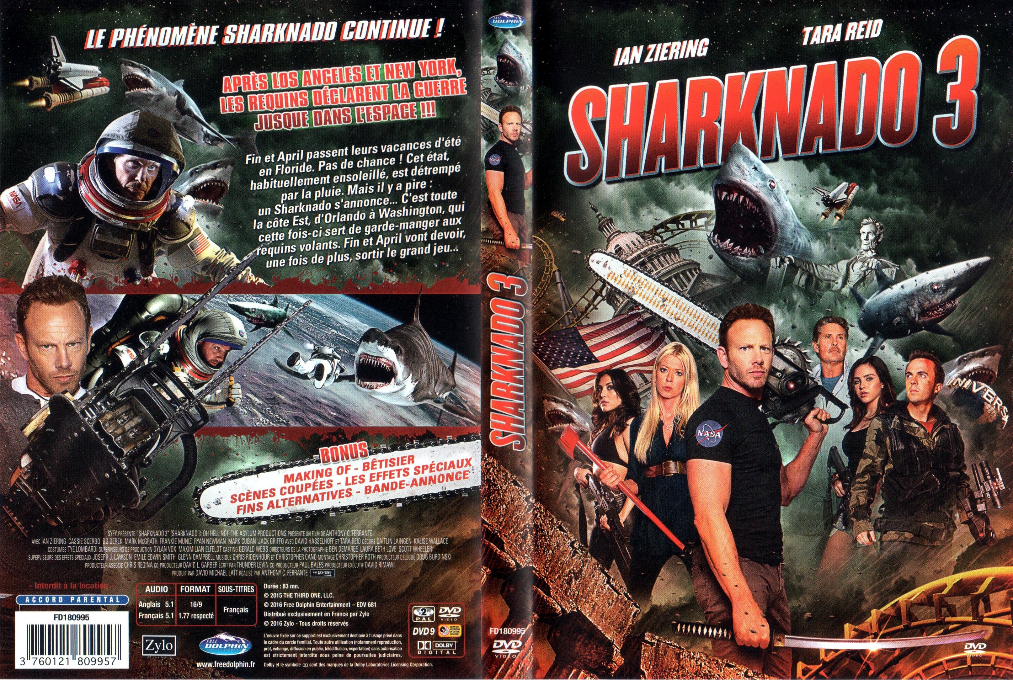 Jaquette DVD Sharknado 3: Oh Hell No!