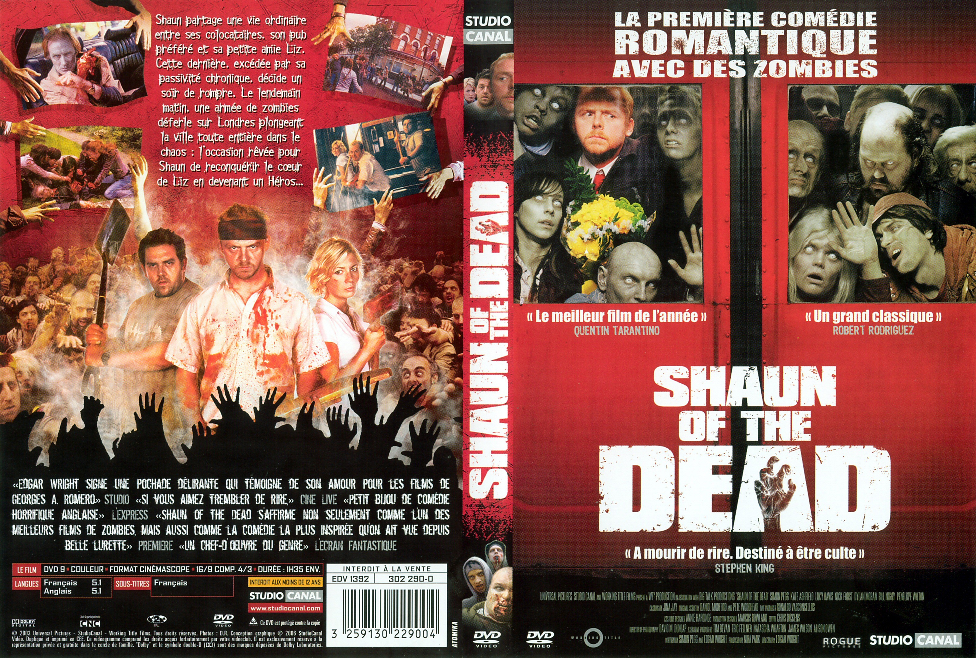 Jaquette DVD Shaun of the dead