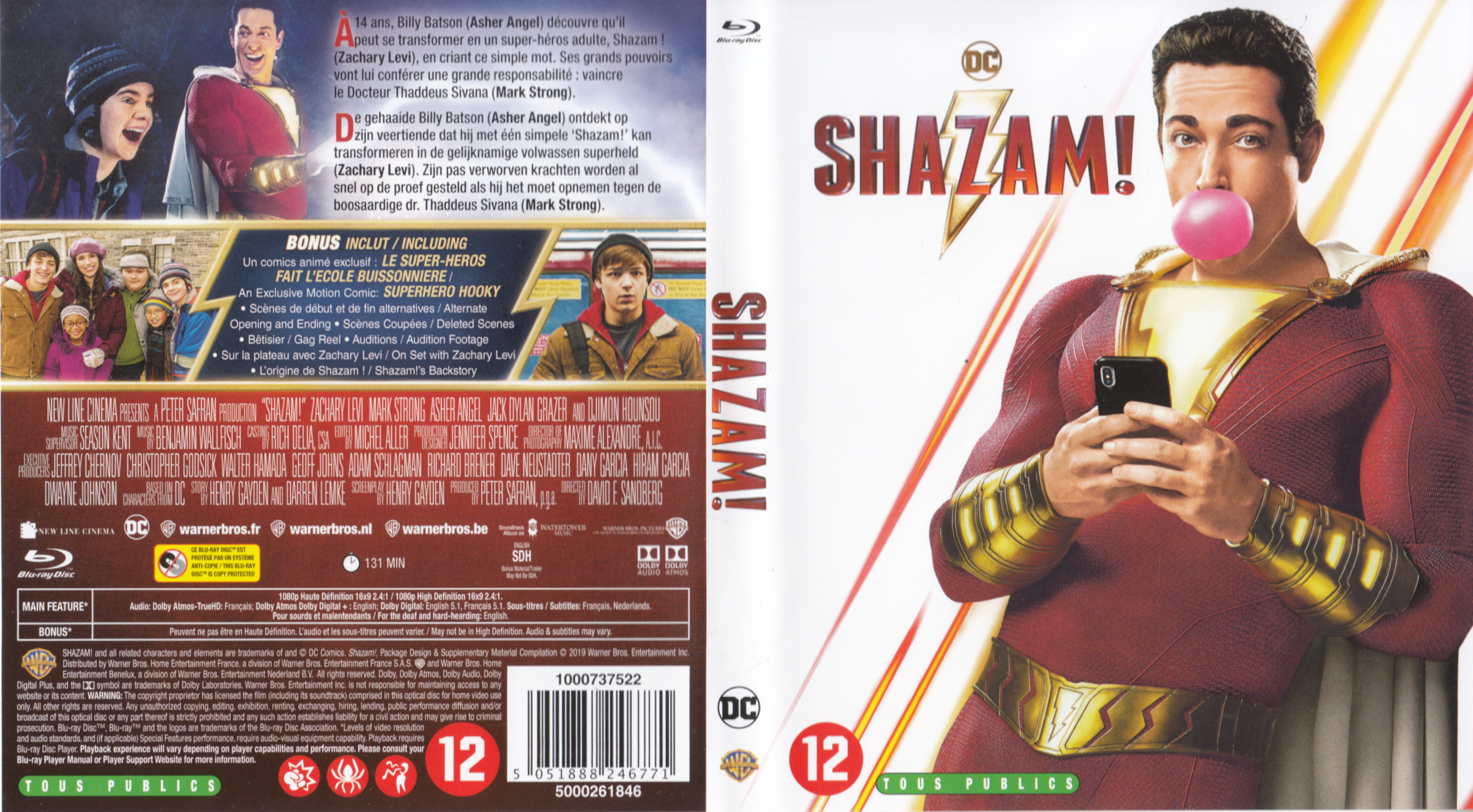Jaquette DVD Shazam (BLU-RAY)