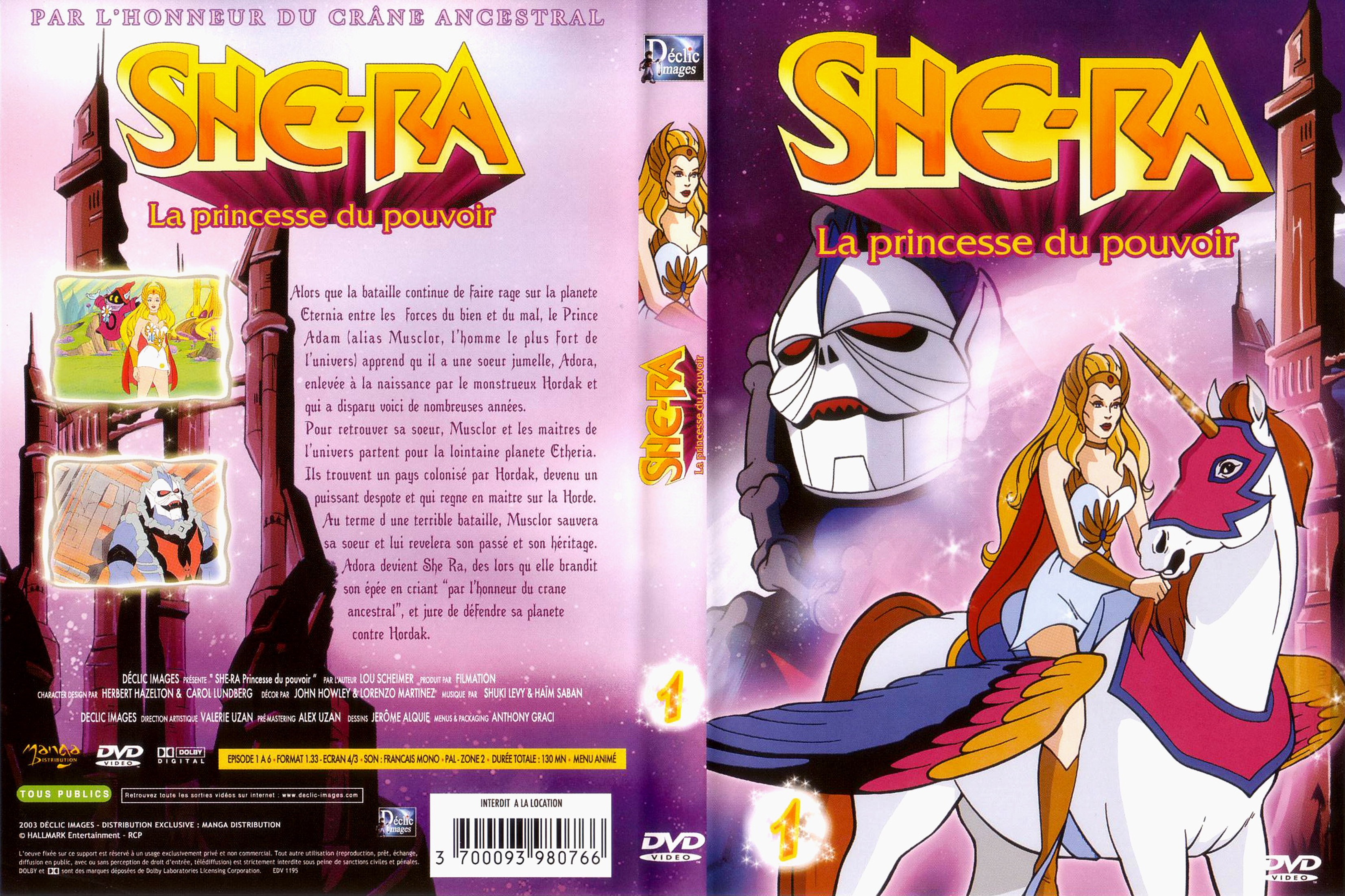 Jaquette DVD She ra La princesse du pouvoir vol 01