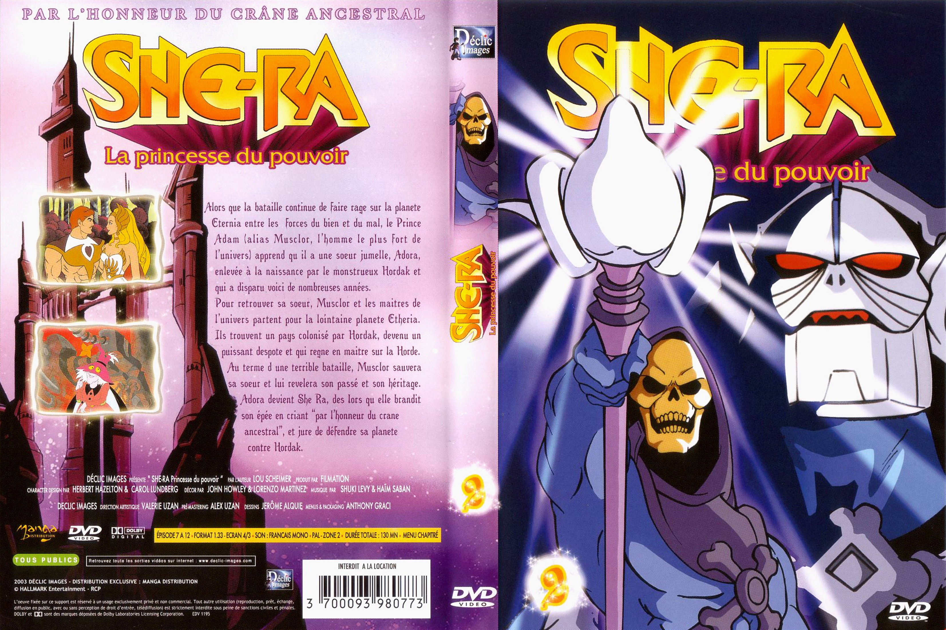 Jaquette DVD She ra La princesse du pouvoir vol 02