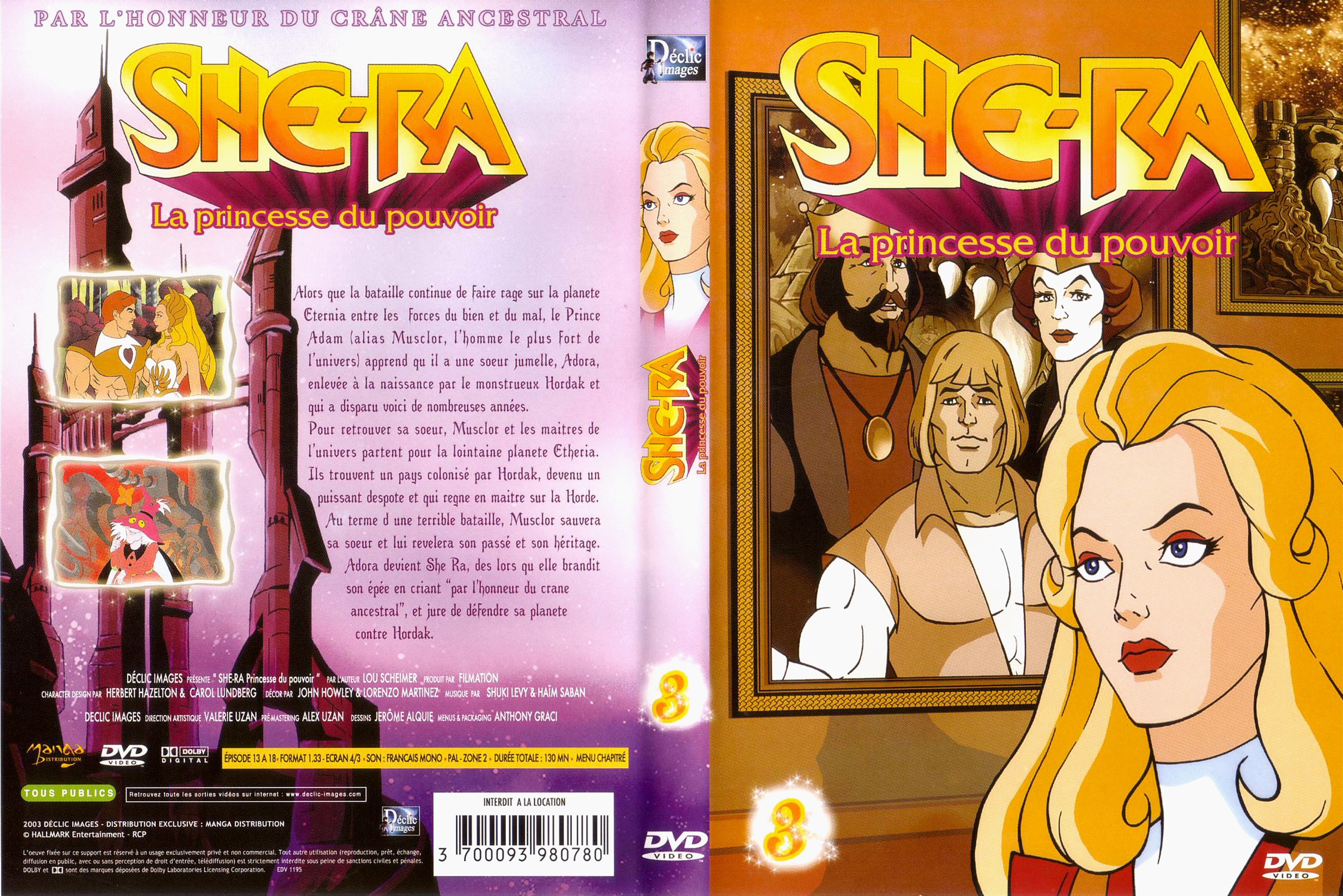 Jaquette DVD She ra La princesse du pouvoir vol 03