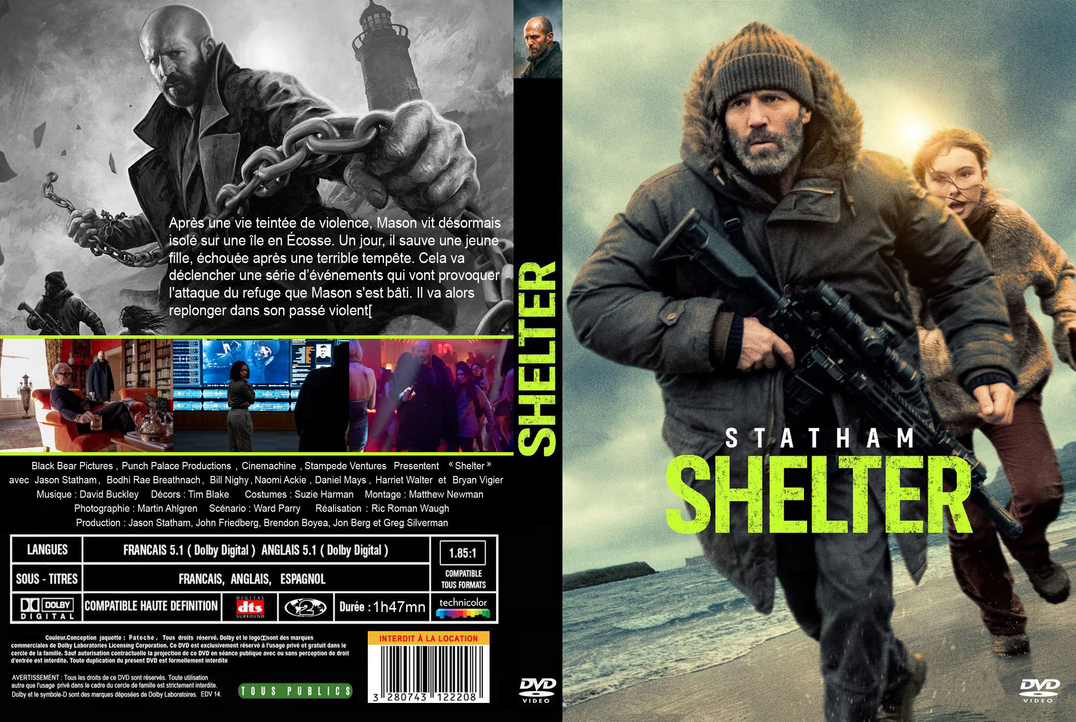 Jaquette DVD Shelter custom