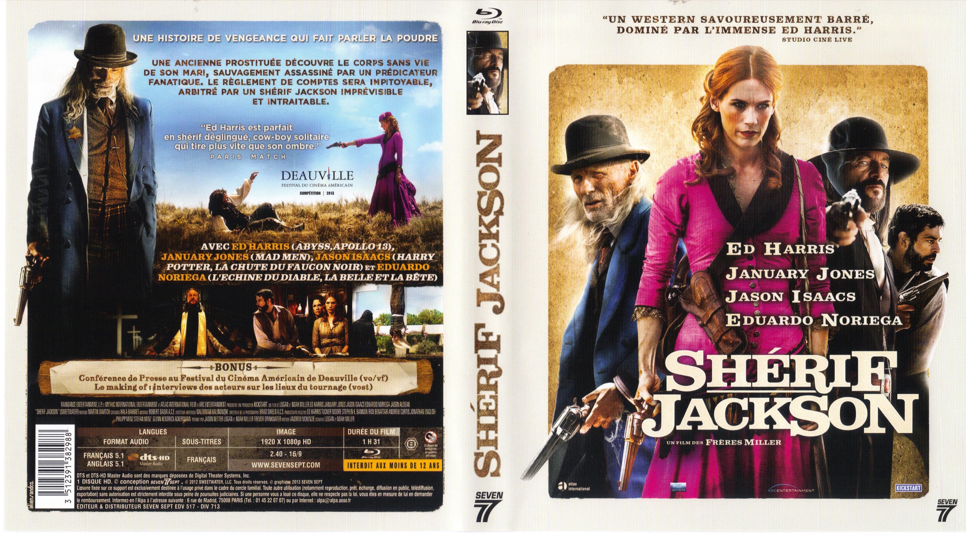 Jaquette DVD Sherif Jackson (BLU-RAY)