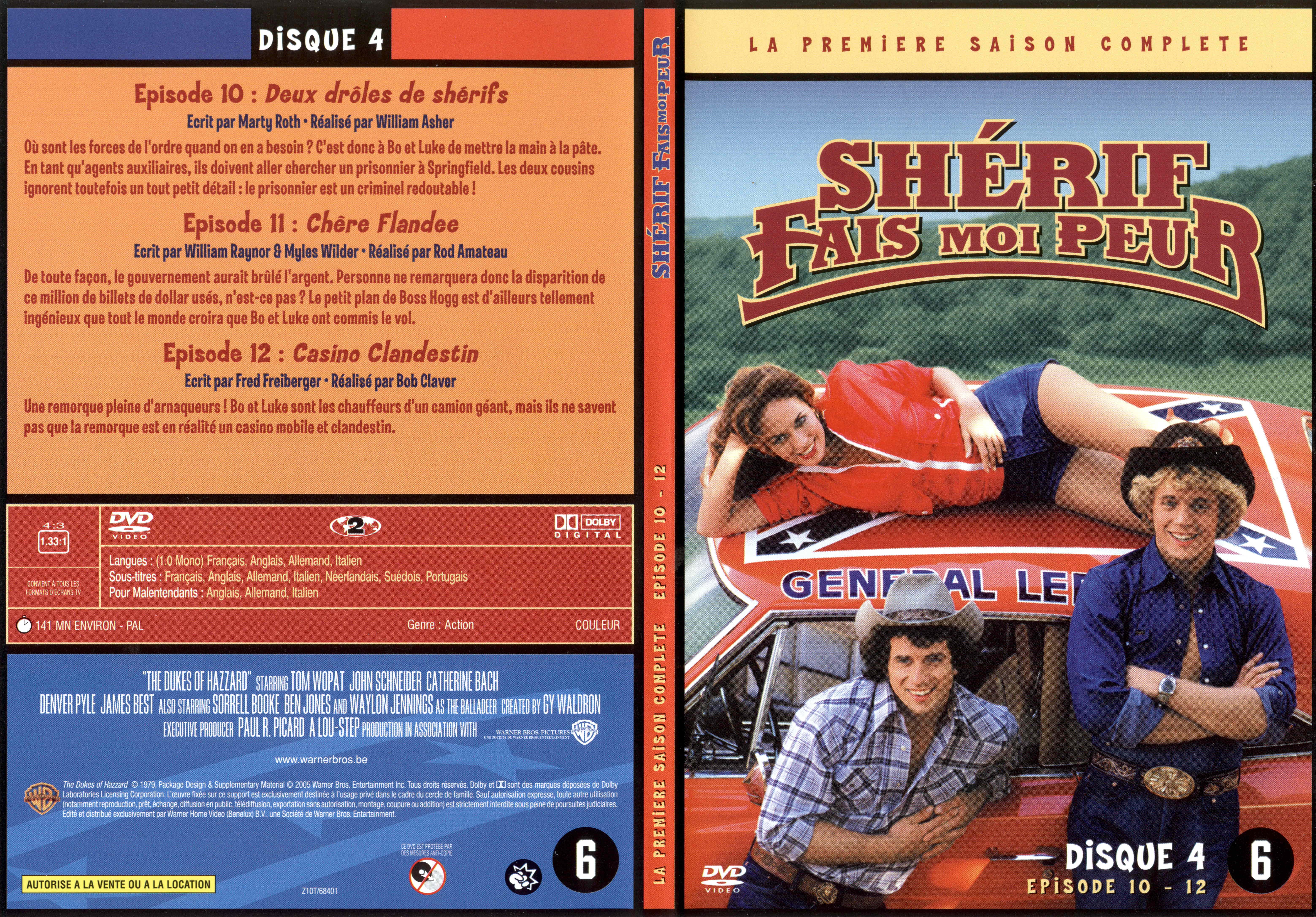 Jaquette DVD Sherif fais moi peur Saison 1 DVD 4