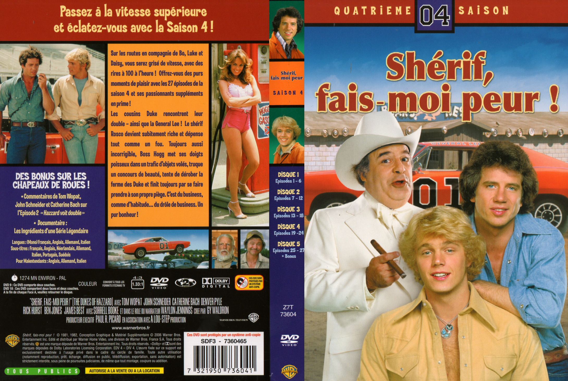 Jaquette DVD Sherif fais moi peur Saison 4 COFFRET