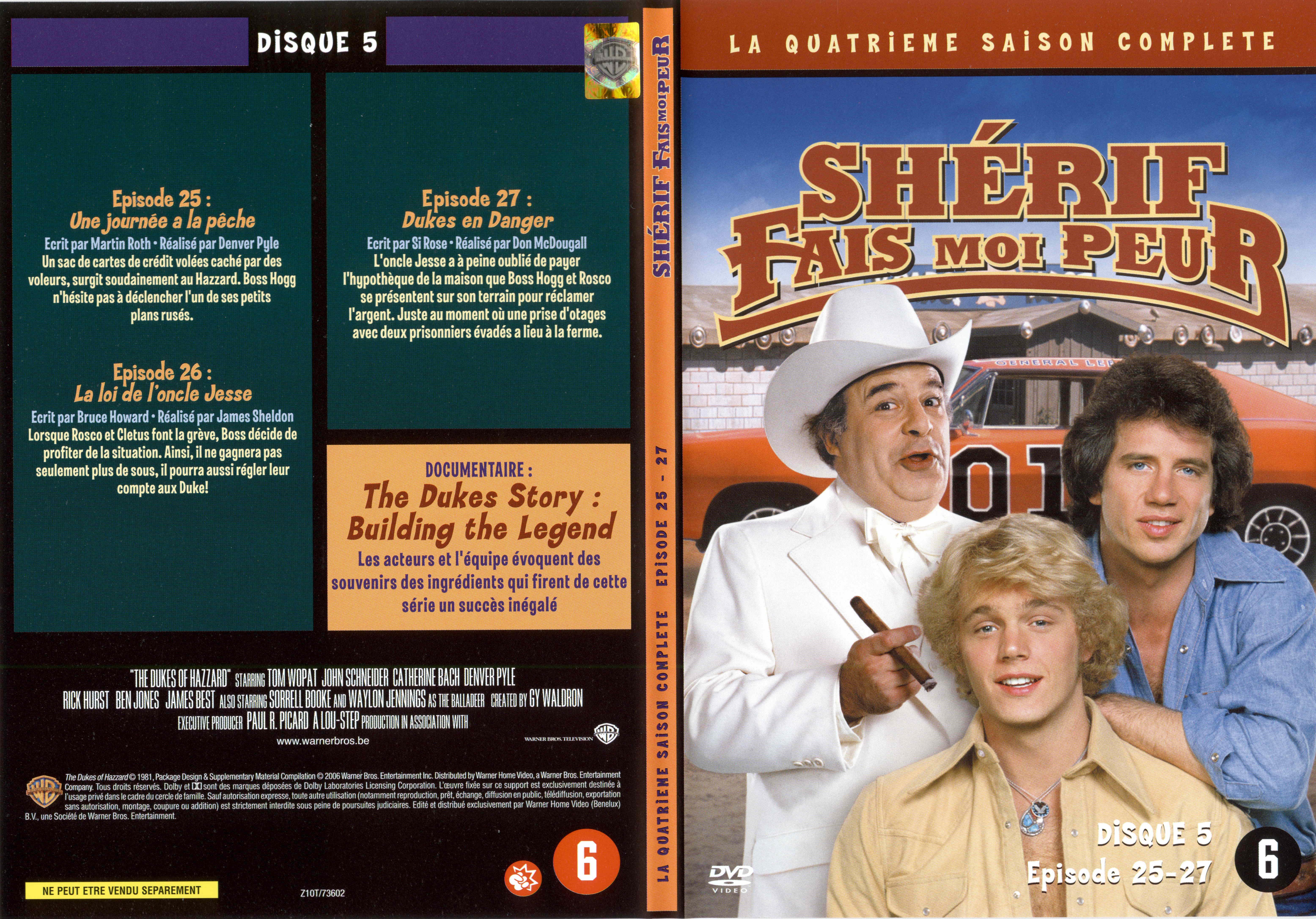 Jaquette DVD Sherif fais moi peur Saison 4 DVD 5