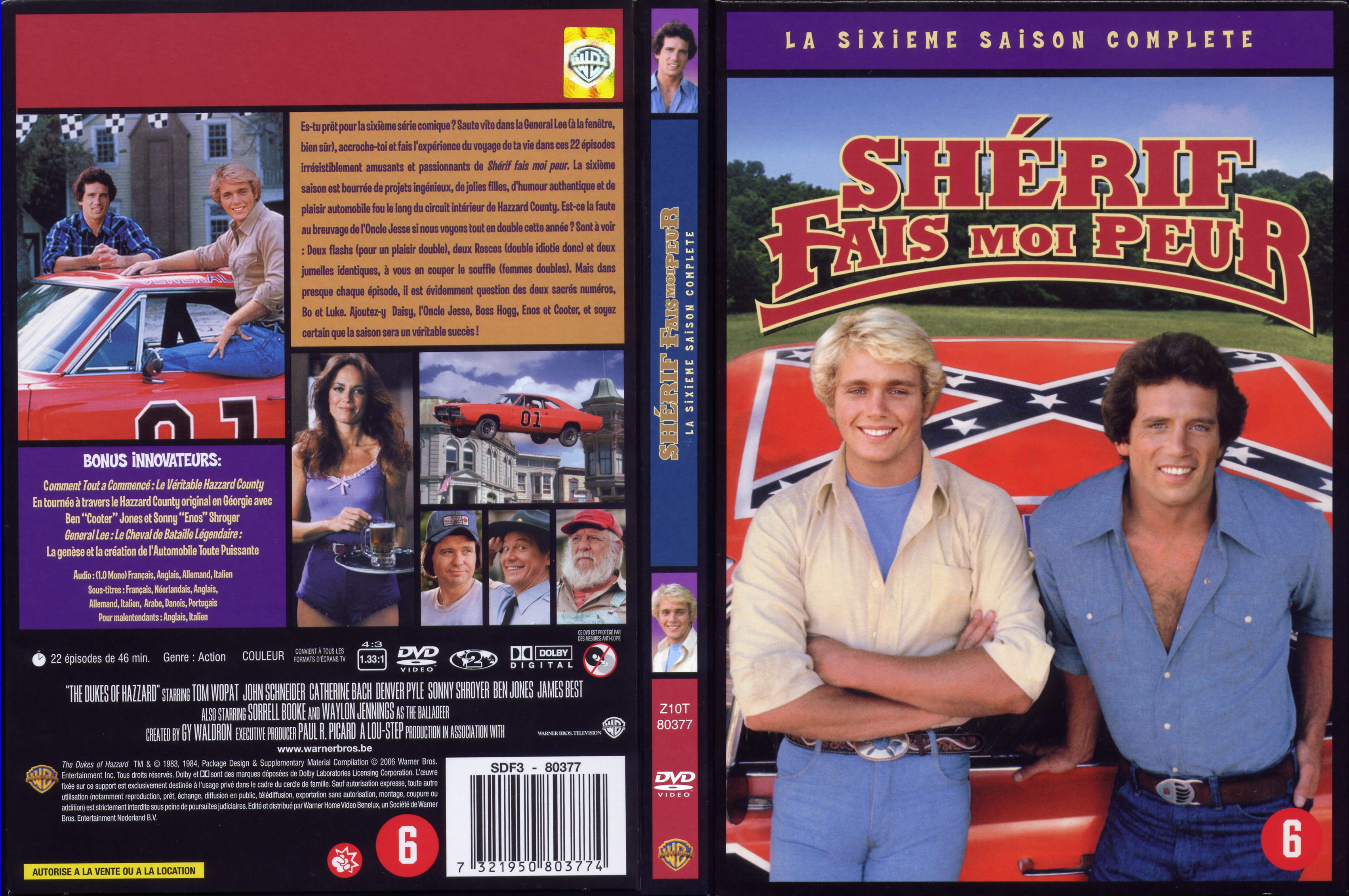 Jaquette DVD Sherif fais moi peur Saison 6 COFFRET