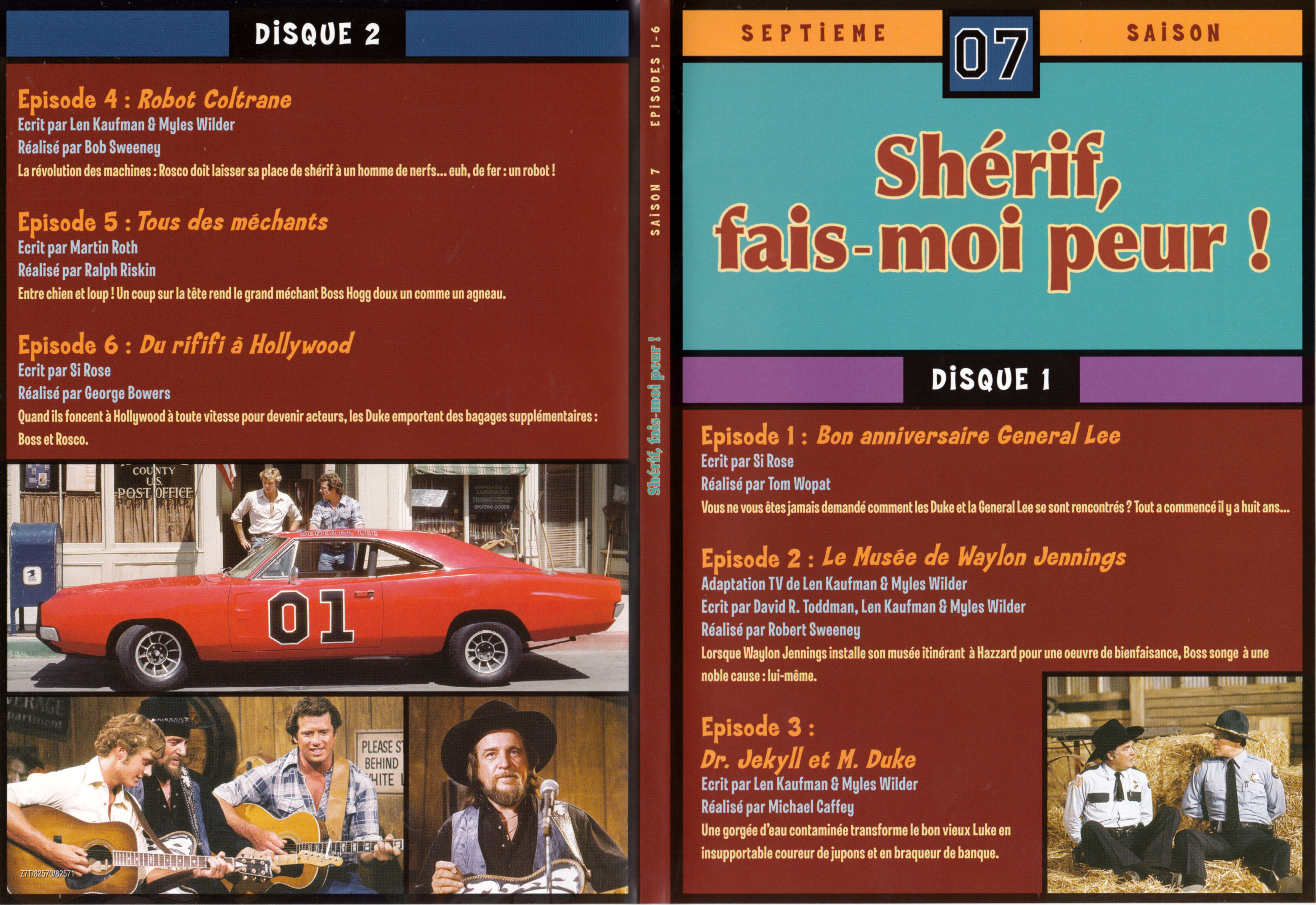 Jaquette DVD Sherif fais moi peur Saison 7 DVD 1