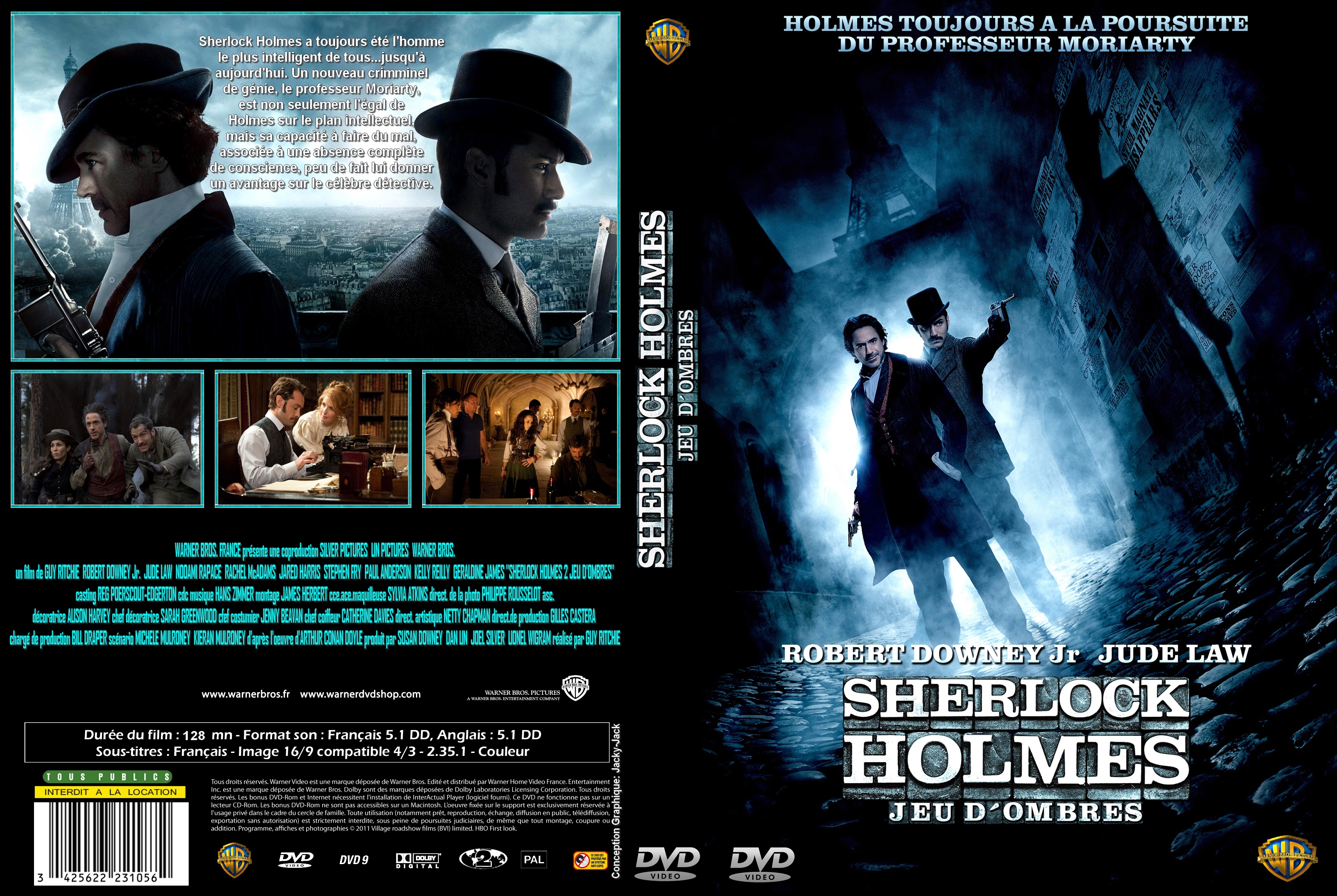 Jaquette DVD Sherlock Holmes 2 Jeu d