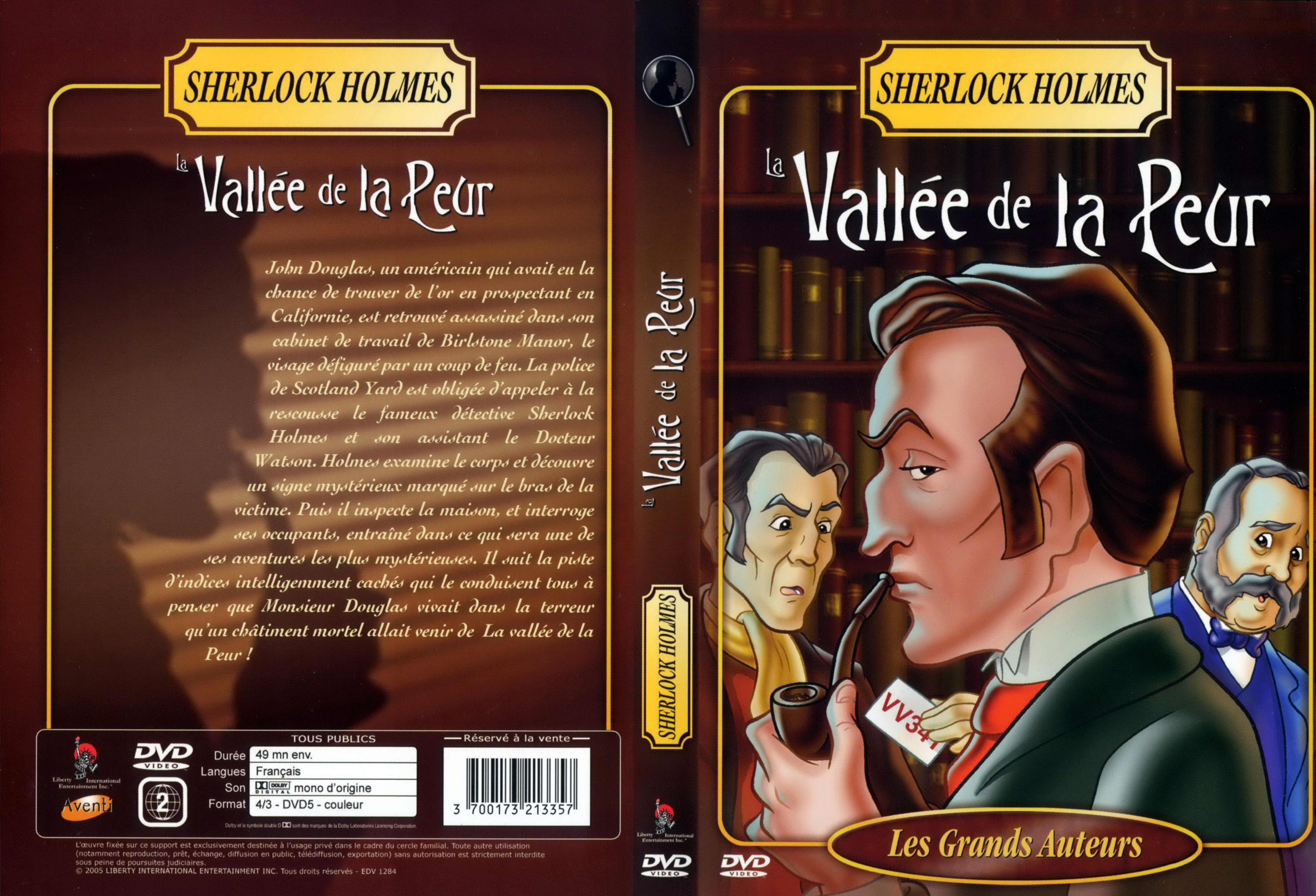 Jaquette DVD Sherlock Holmes (DA) La valle de la peur