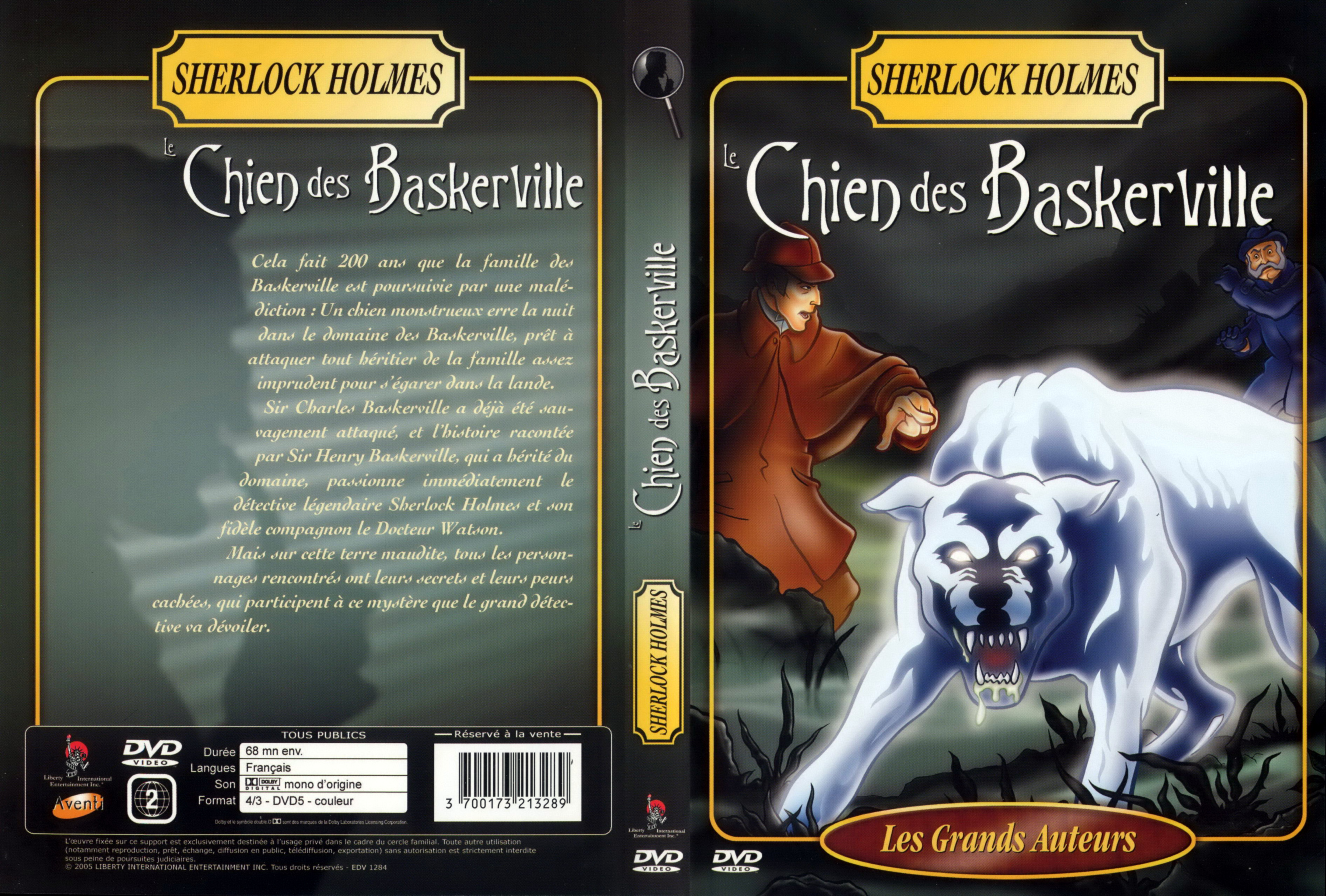 Jaquette DVD Sherlock Holmes (DA) Le chien des Baskerville
