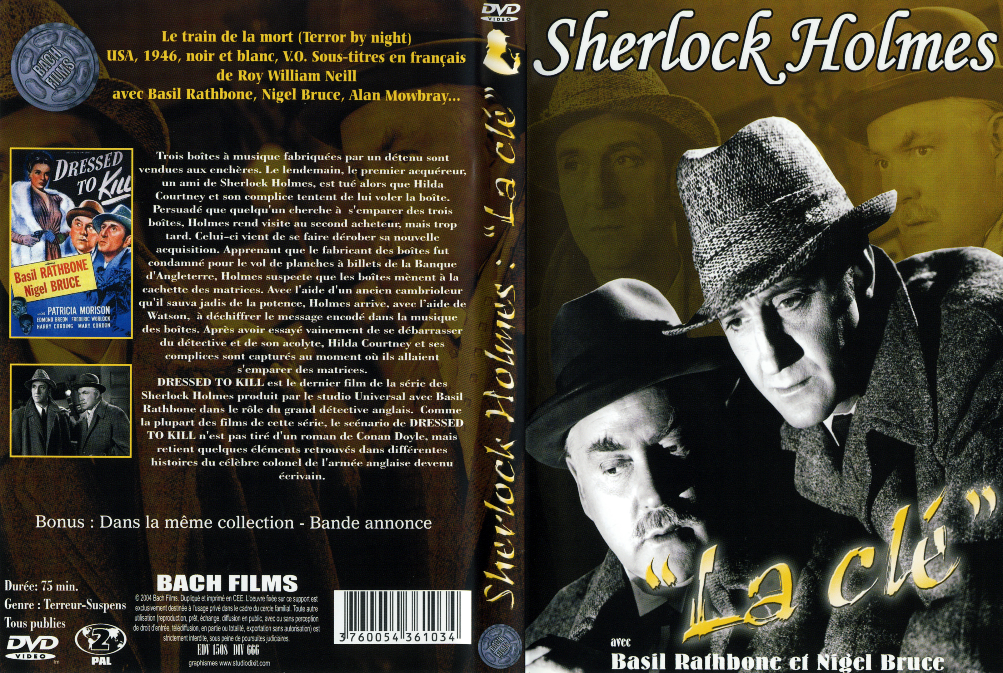 Jaquette DVD Sherlock Holmes - La cl