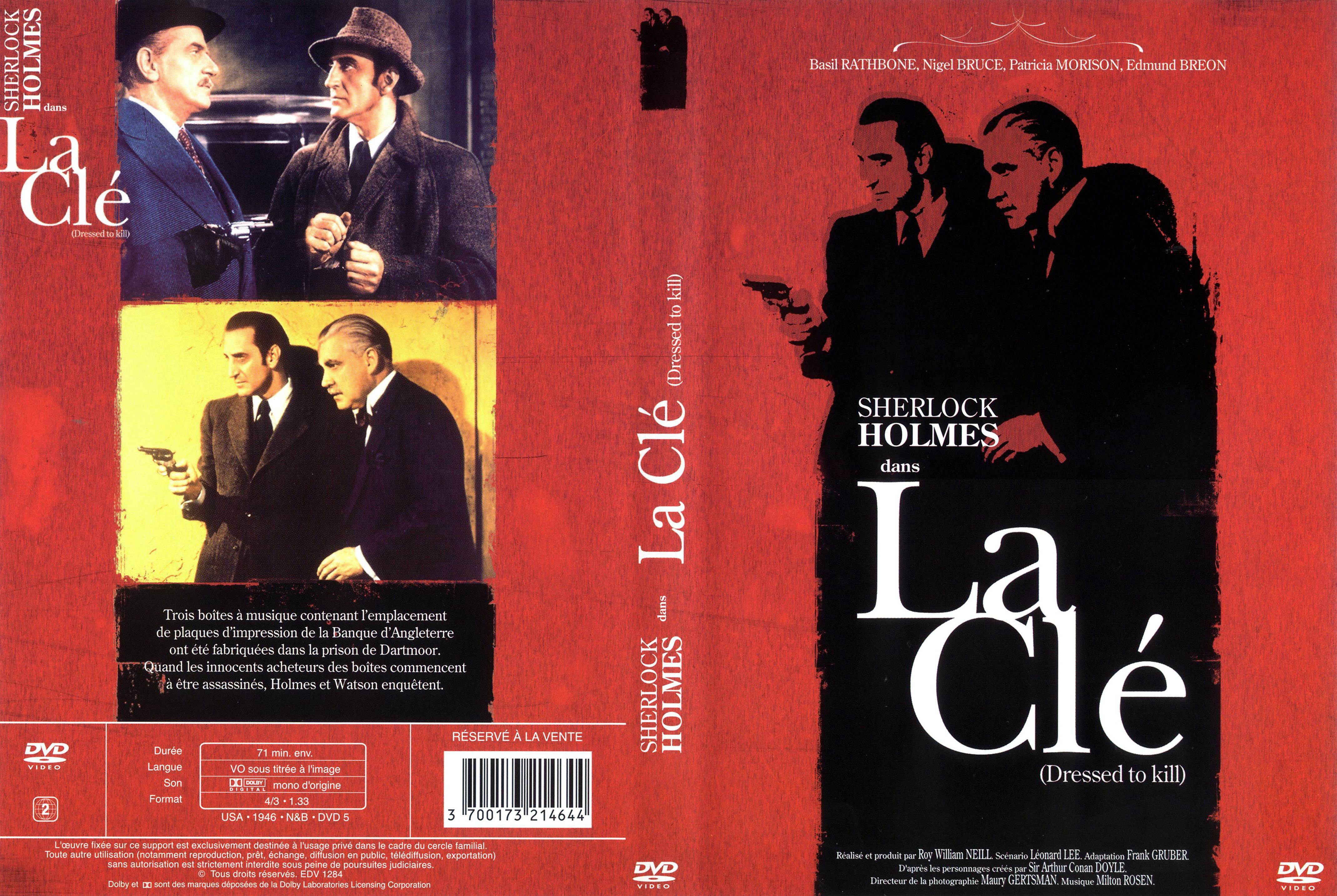 Jaquette DVD Sherlock Holmes - La cl v2