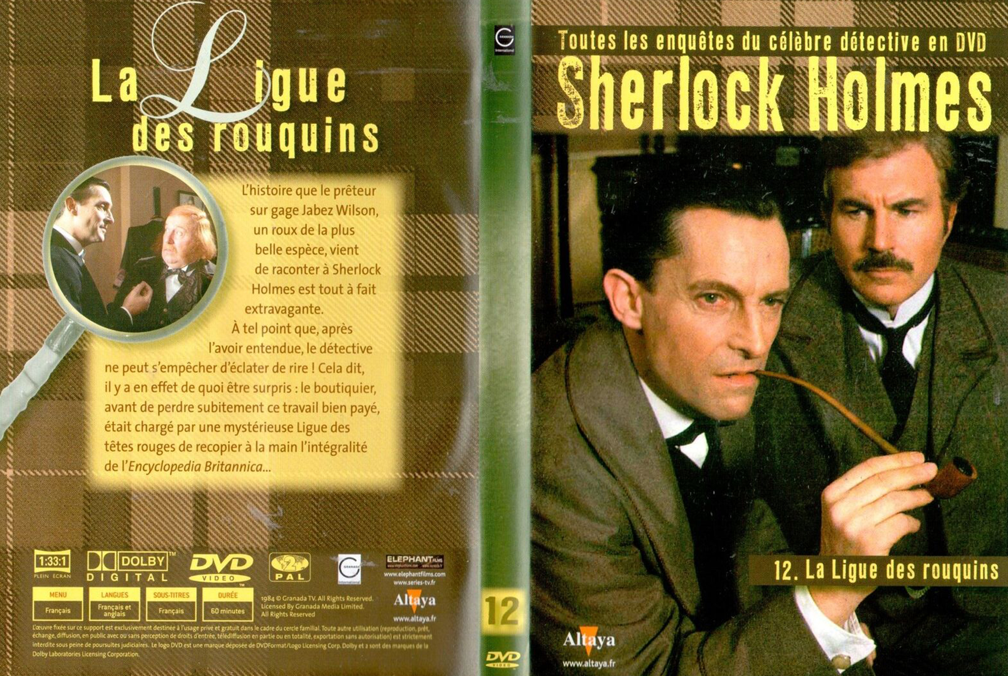 Jaquette DVD Sherlock Holmes - La ligue des rouquins