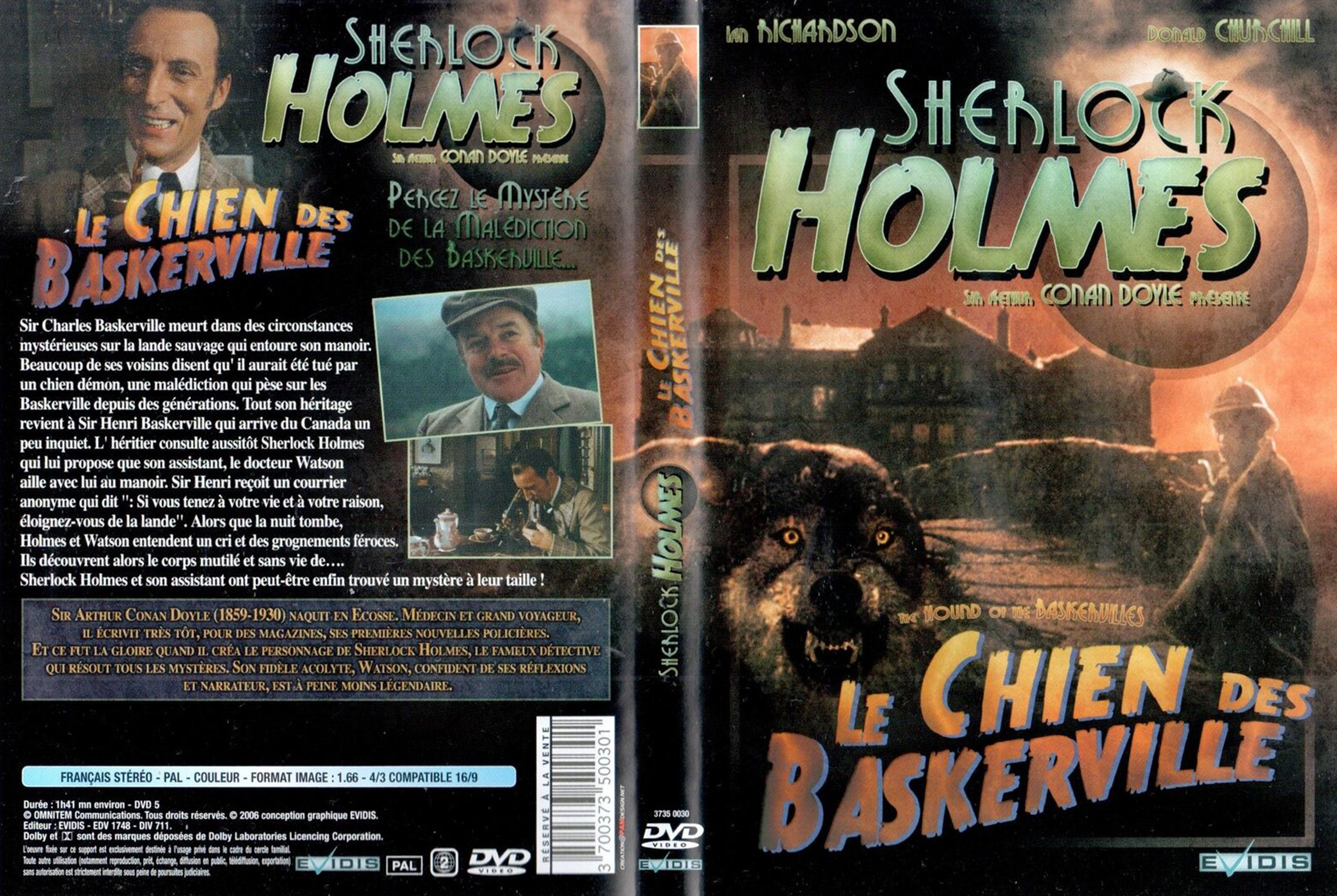 Jaquette DVD Sherlock Holmes - Le chien des Baskerville