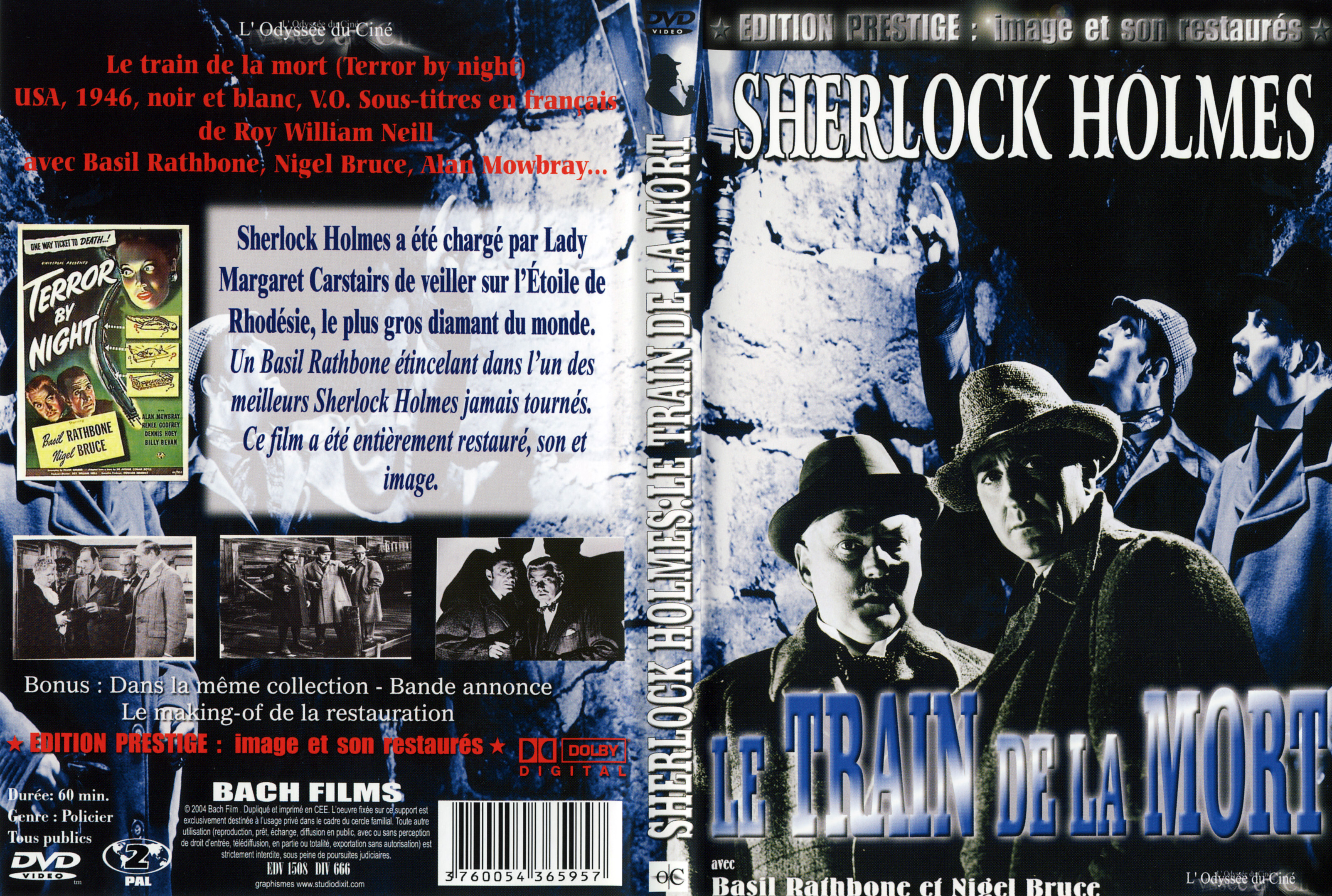 Jaquette DVD Sherlock Holmes - Le train de la mort